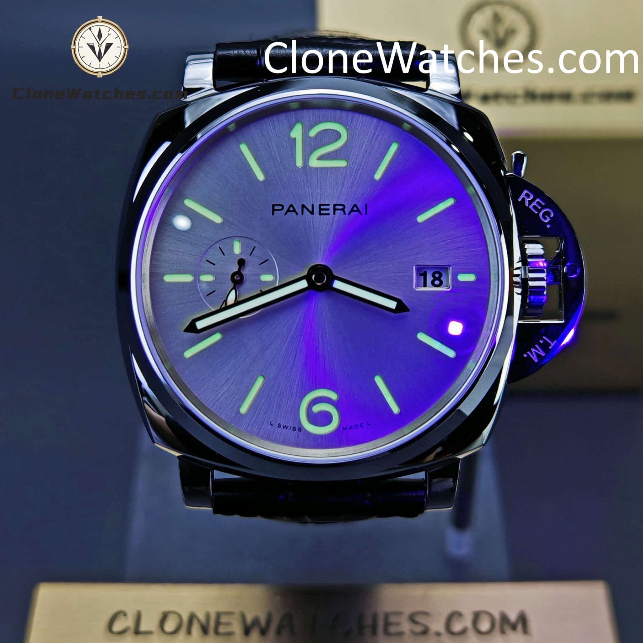Panerai Super Clone Watches 1:1 Luminor Due Automatic Champagne Dial 42 mm PAM01249