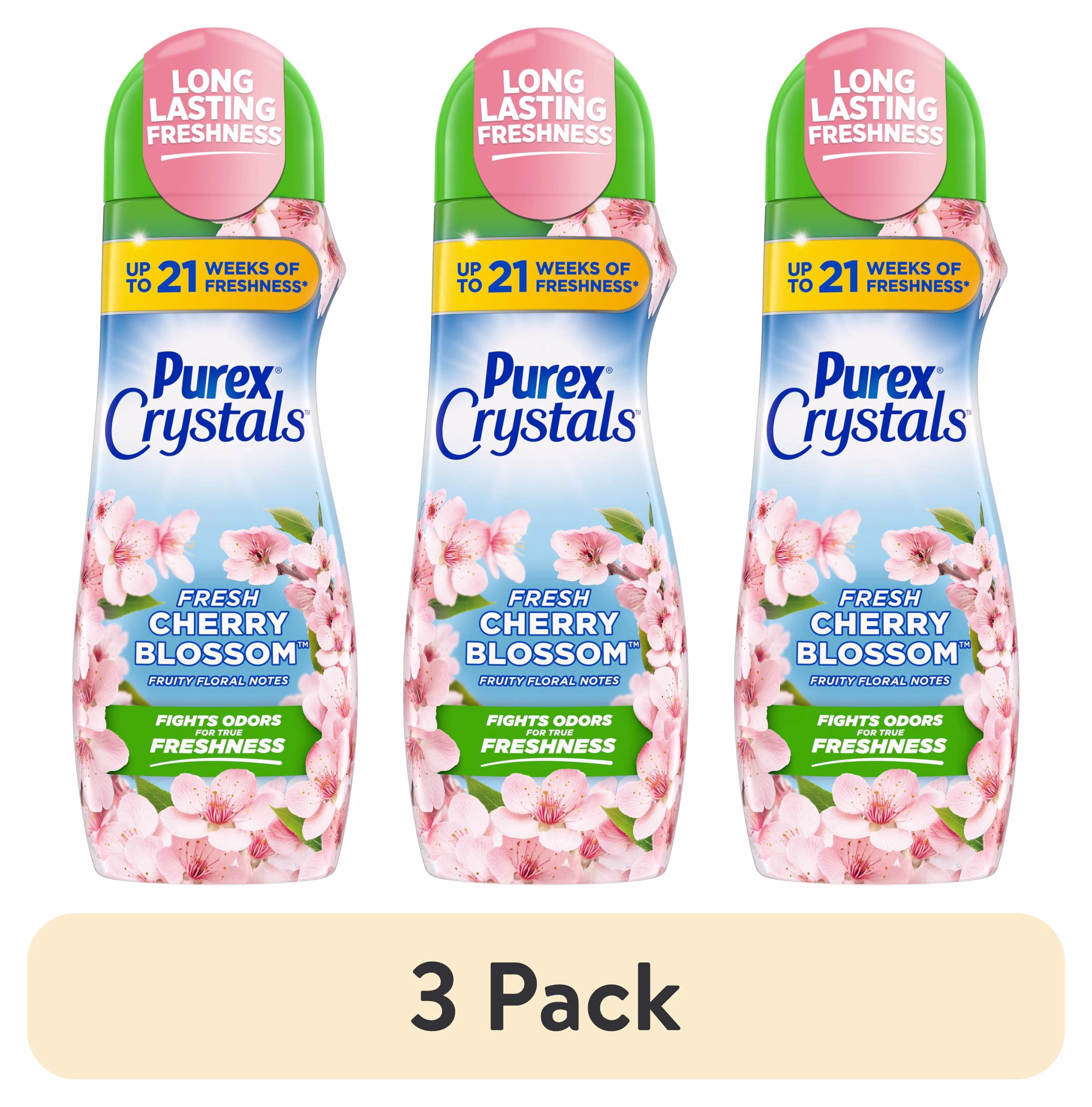 Purex Crystals Scent Booster, Fresh Cherry Blossom, 21oz
