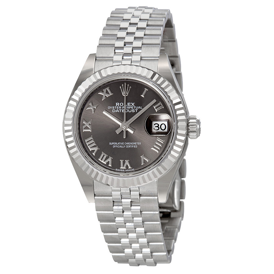 Rolex Lady Datejust Rhodium Dial Steel and 18K White Gold Watch 279174RRJ（Lifetime free warranty+90-days replacement service & Refund!.）