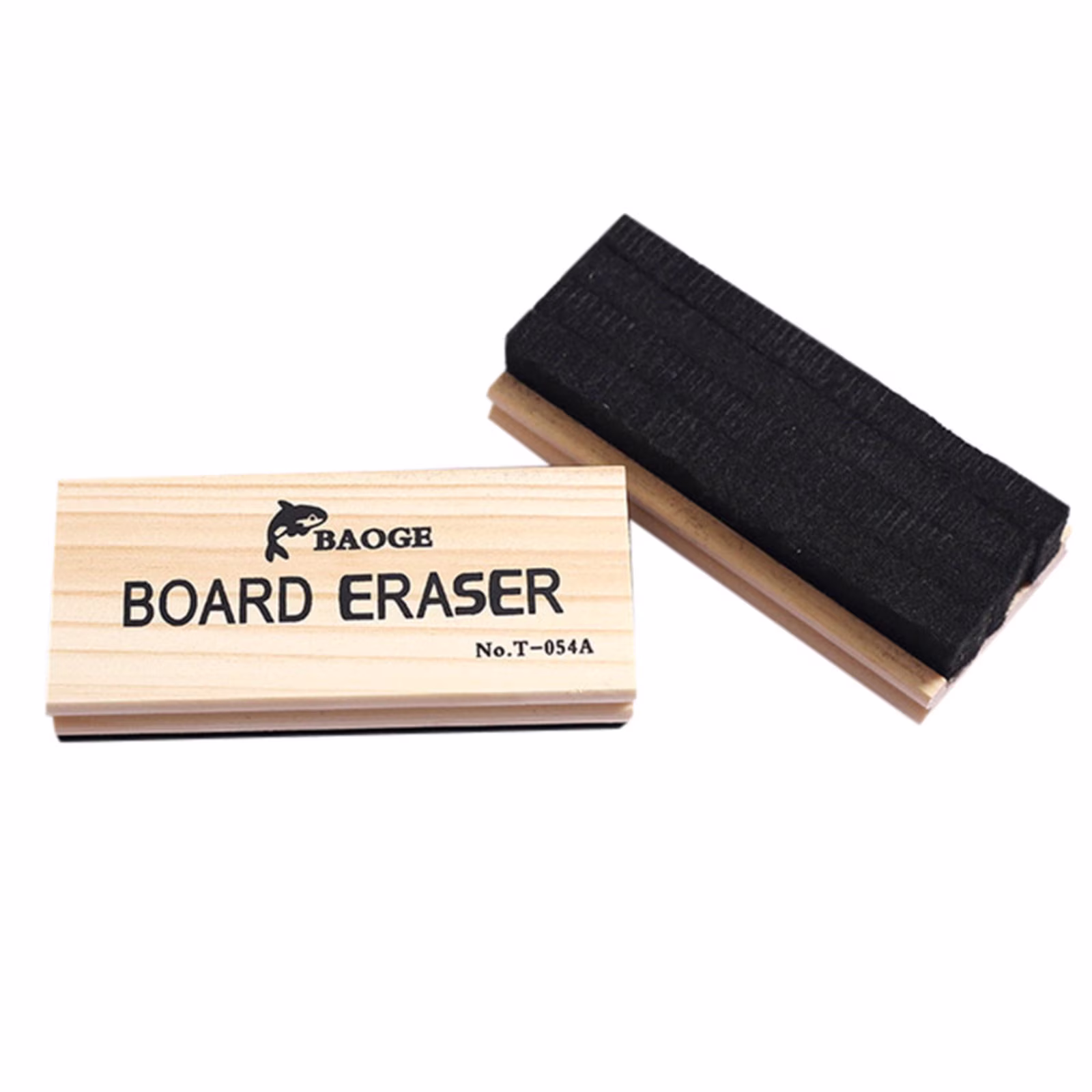 ZOURIH Chalkboard Eraser 1 Pack Wooden Dustless Blackboard Eraser Cleaner