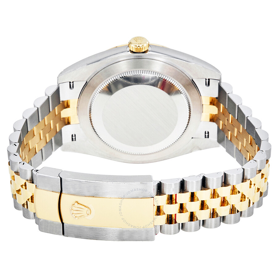 Rolex Datejust 41 Black Dial Steel and 18K Yellow Gold Jubilee Bracelet Men s Watch 126303BKSJ（Lifetime free warranty+90-days replacement service & Refund!.）