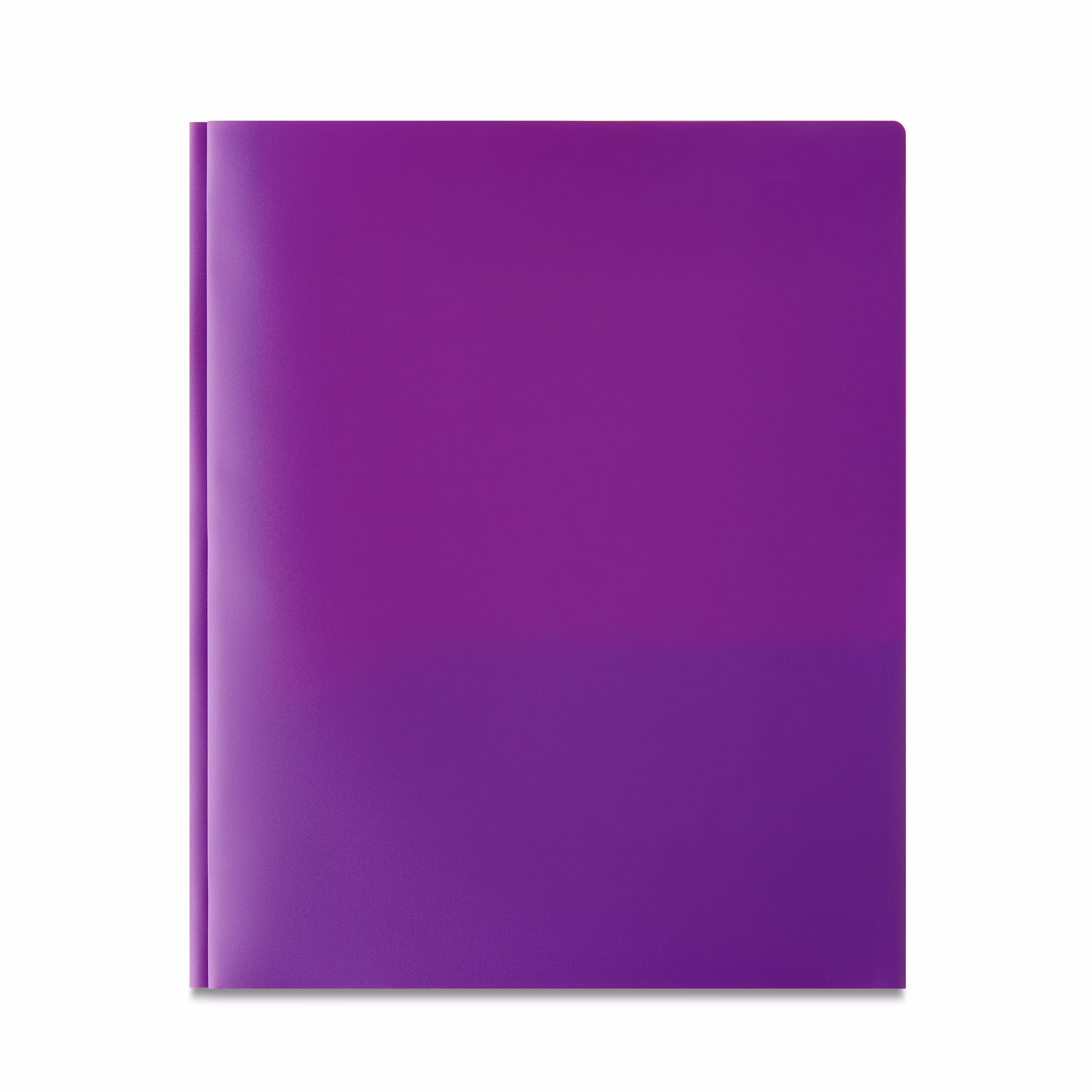 Pen+Gear 3-Prong 2-Pocket Poly Folder, Red