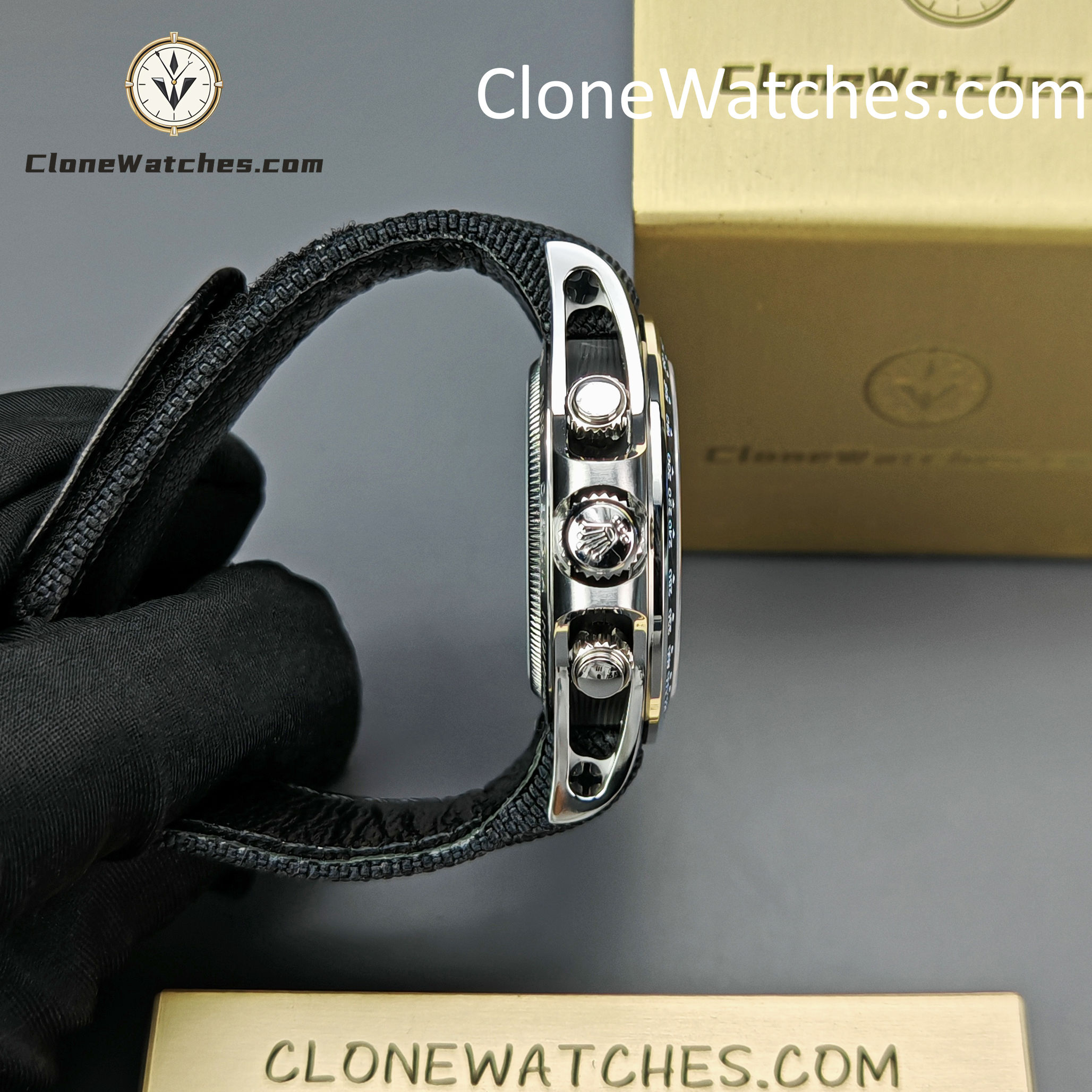 Modified Super Clone Watches 1:1 DiW Rolex Daytona NTPT Carbon “EXCEPTIONAL-1”