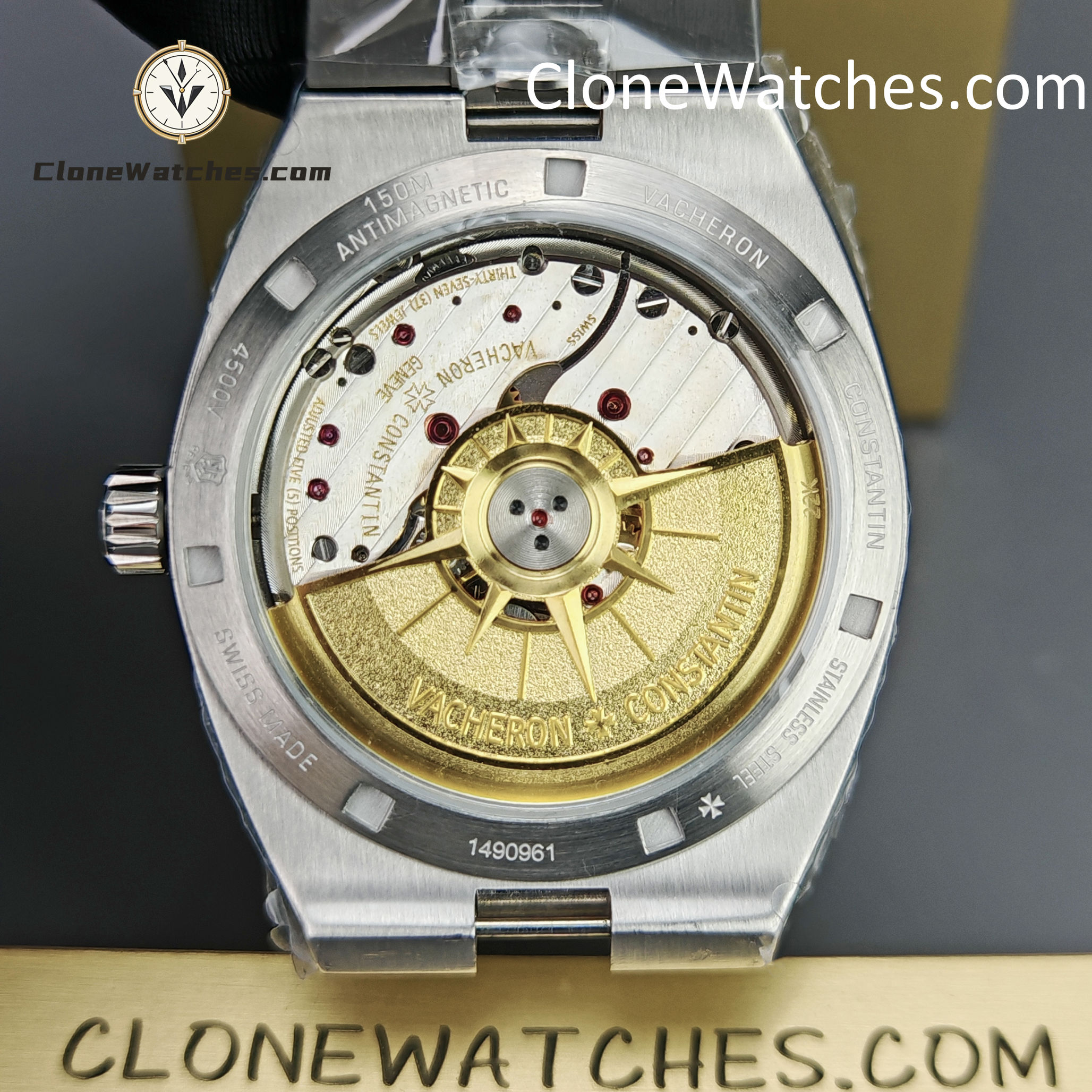 Vacheron Constantin Super Clone Watches 1:1 Overseas 4500V/110A-B146 Coffee Dial