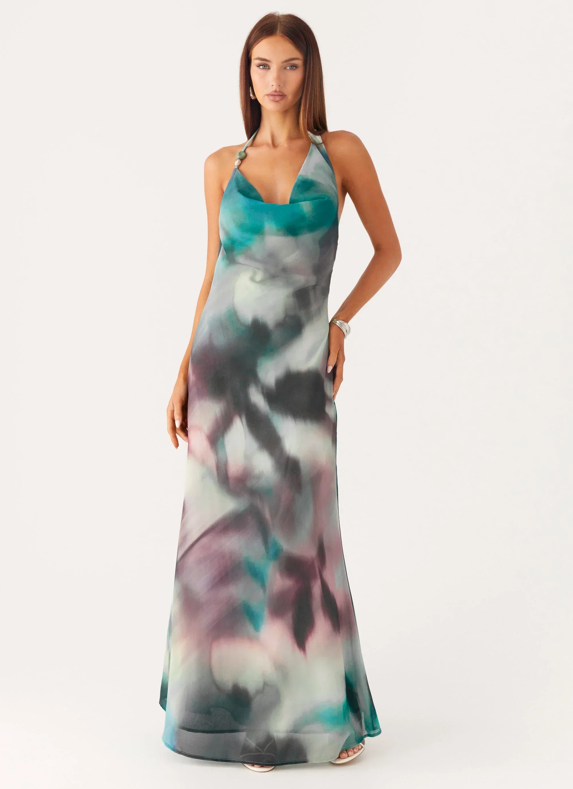 Lost At Sea Maxi Dress - Sea Splash