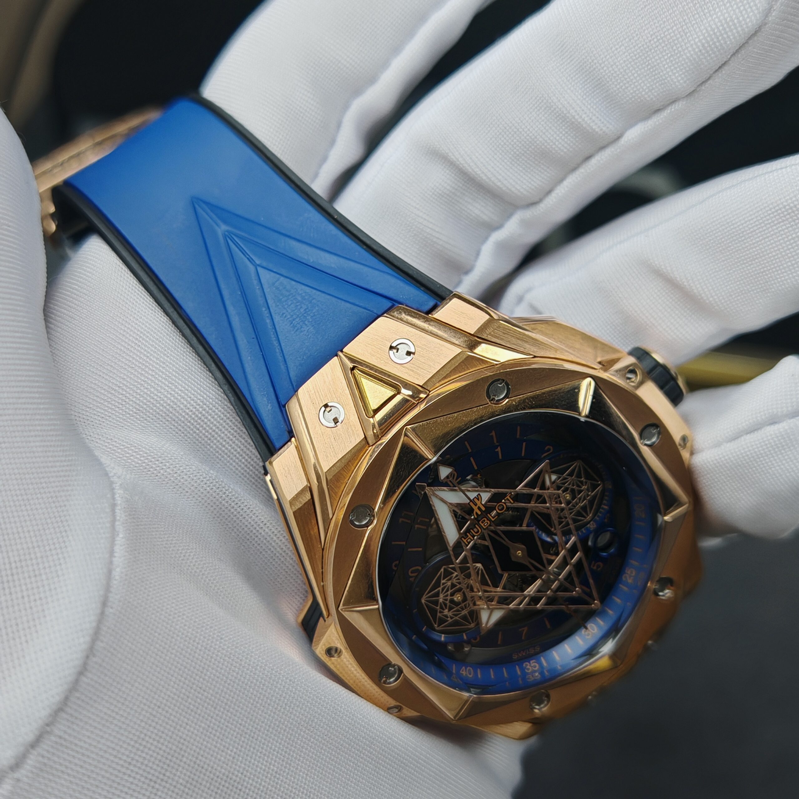 Hublot Super Clone Watches 1:1 Big Bang Unico Sang Bleu II 45MM KING GOLD 418.OX.5108.RX.MXM20