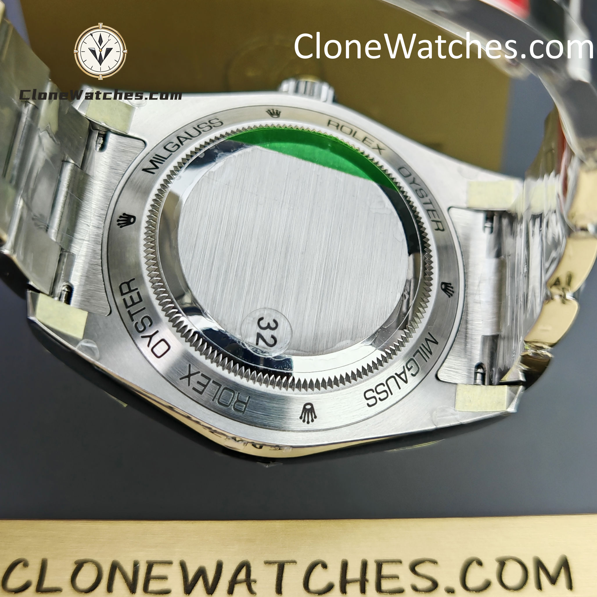 Rolex Super Clone Watches 1:1 Milgauss Blue Dial 3131 Movement