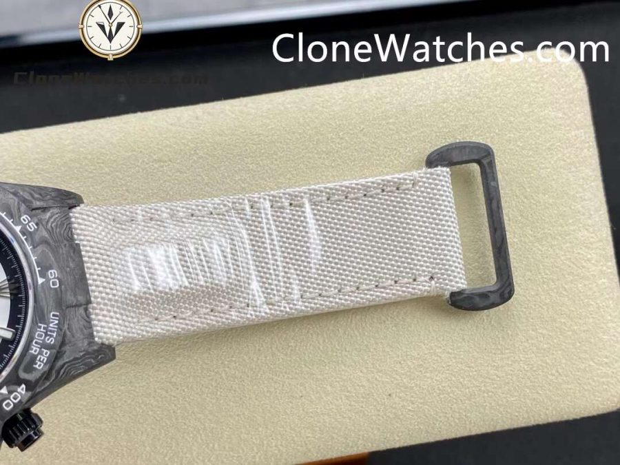 Modified Super Clone Watches 1:1 DiW Rolex Daytona NTPT Carbon “CREAM 41mm”