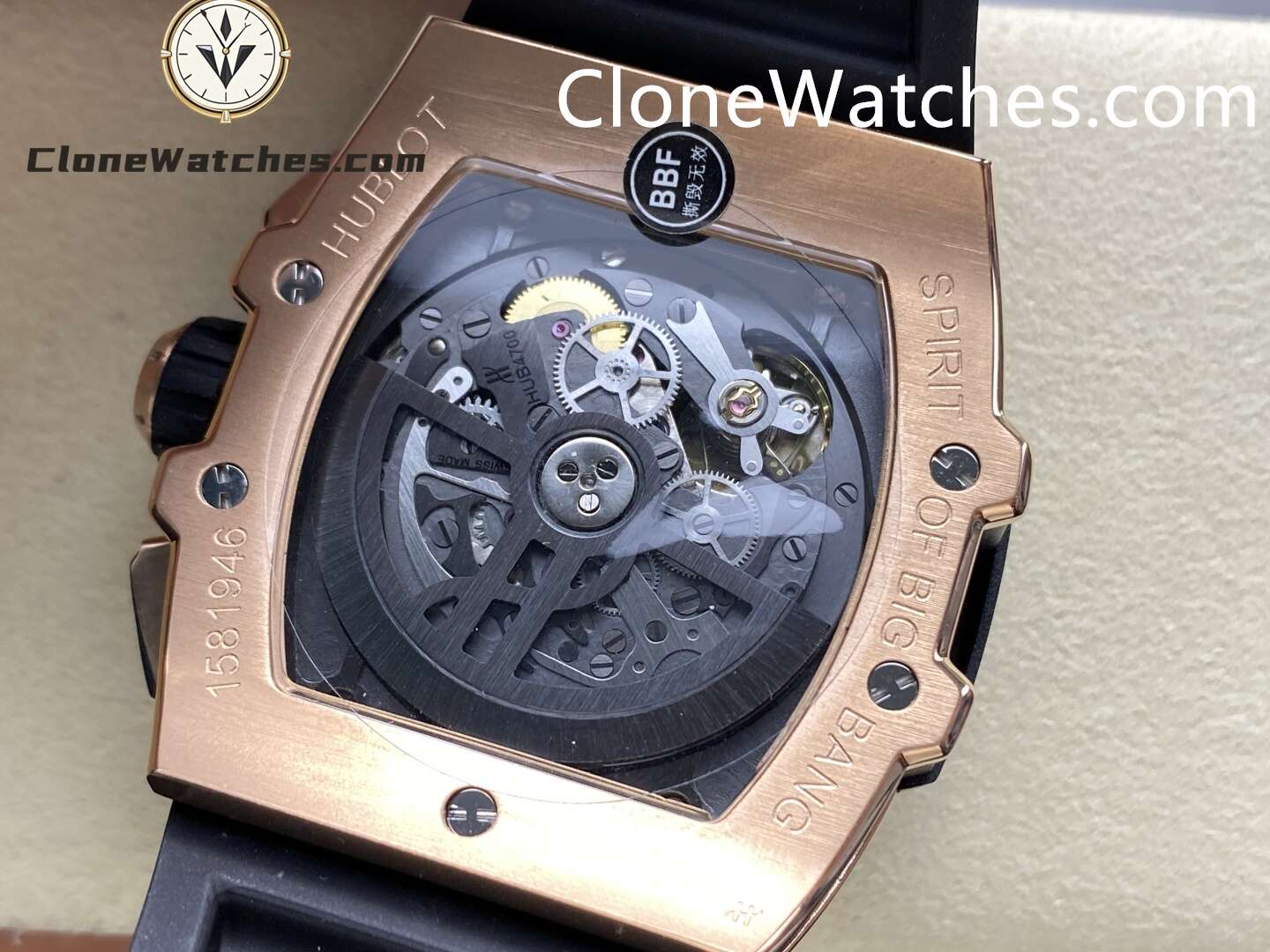 Hublot Super Clone Watches 1:1 Spirit of Big Bang King Gold Ceramic 42MM 642.OM.0180.RX