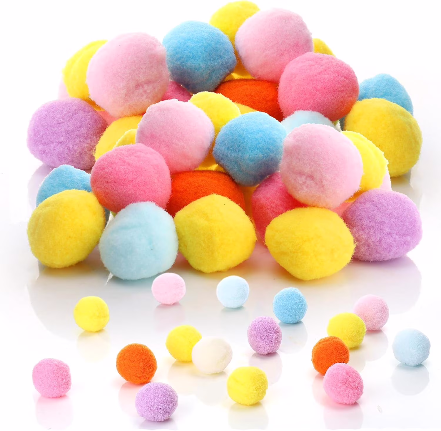 21-Piece Cat Ball Toy Launcher Set – Includes 20 Plush Colorful Balls, Interactive Fun Toys for Indoor Cats & Kittens