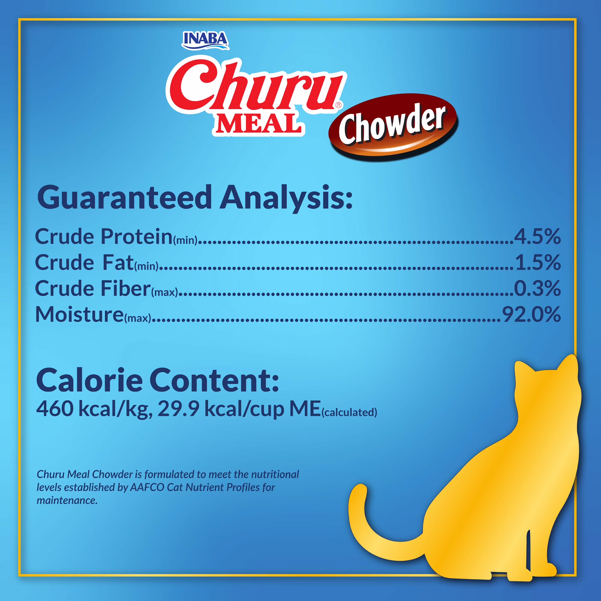 INABA Churu Meal Chowder Adult Wet Cat Food, 2.29 oz cup, Chicken Recipe