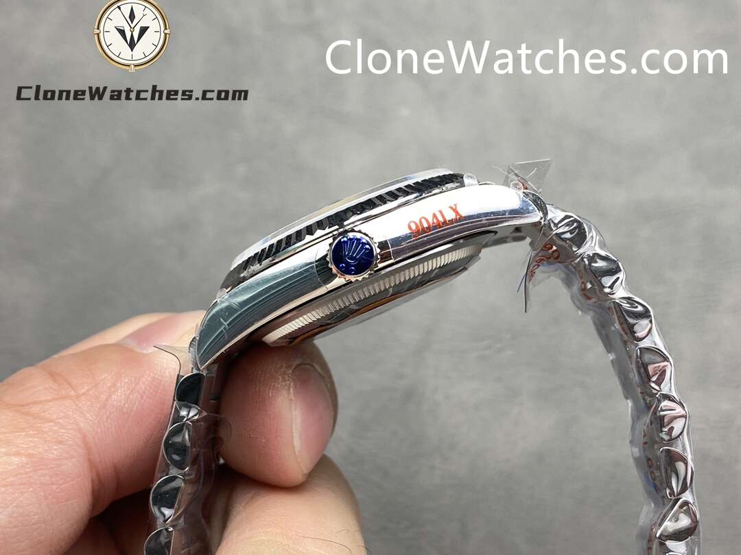 Rolex Super Clone Watches 1:1 Day Date Gradient Blue Dial 36mm m128239-0063 3255 Movement