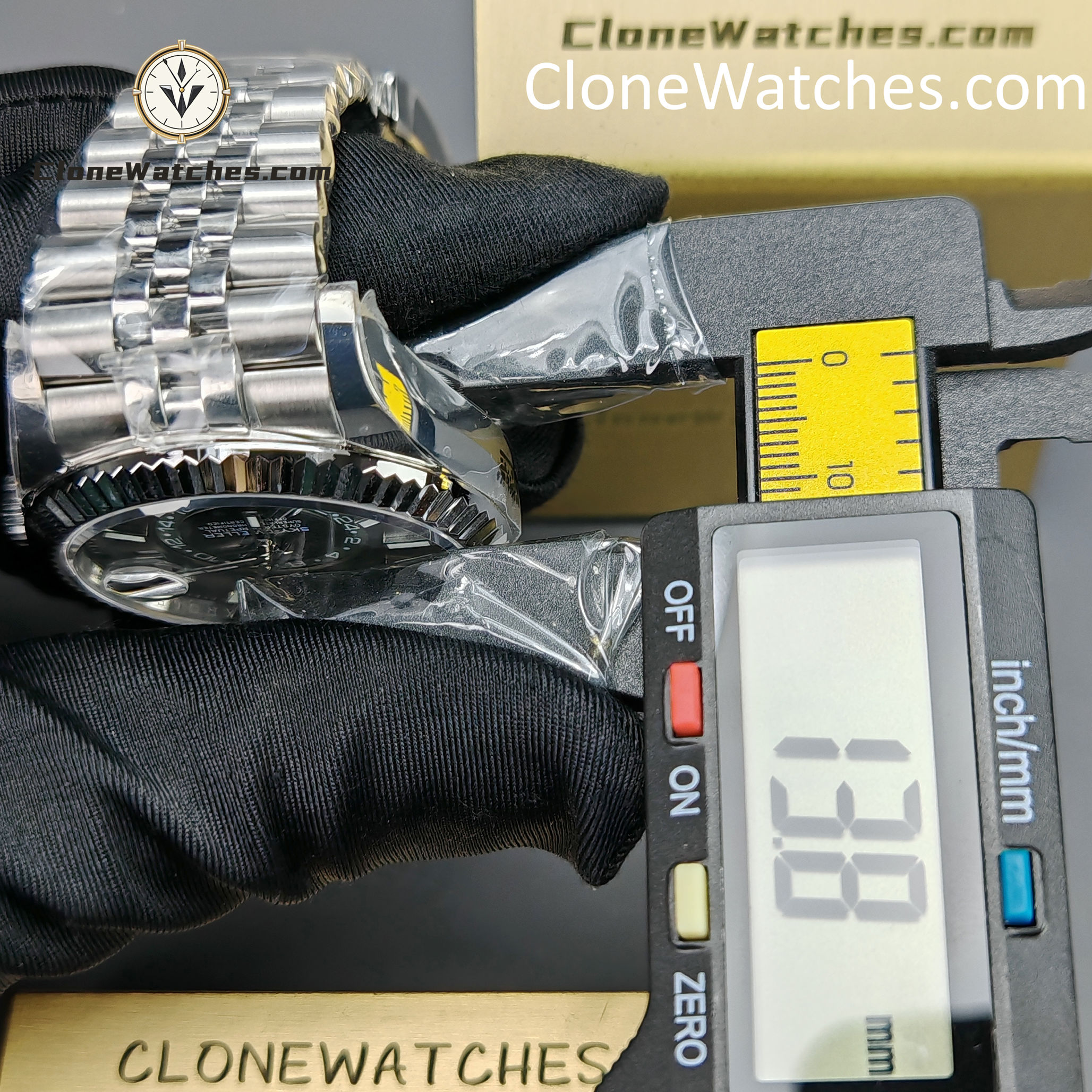 Rolex Super Clone Watches 1:1 Sky Dweller Green Dial Jubilee m336934-0002 9002 Movement