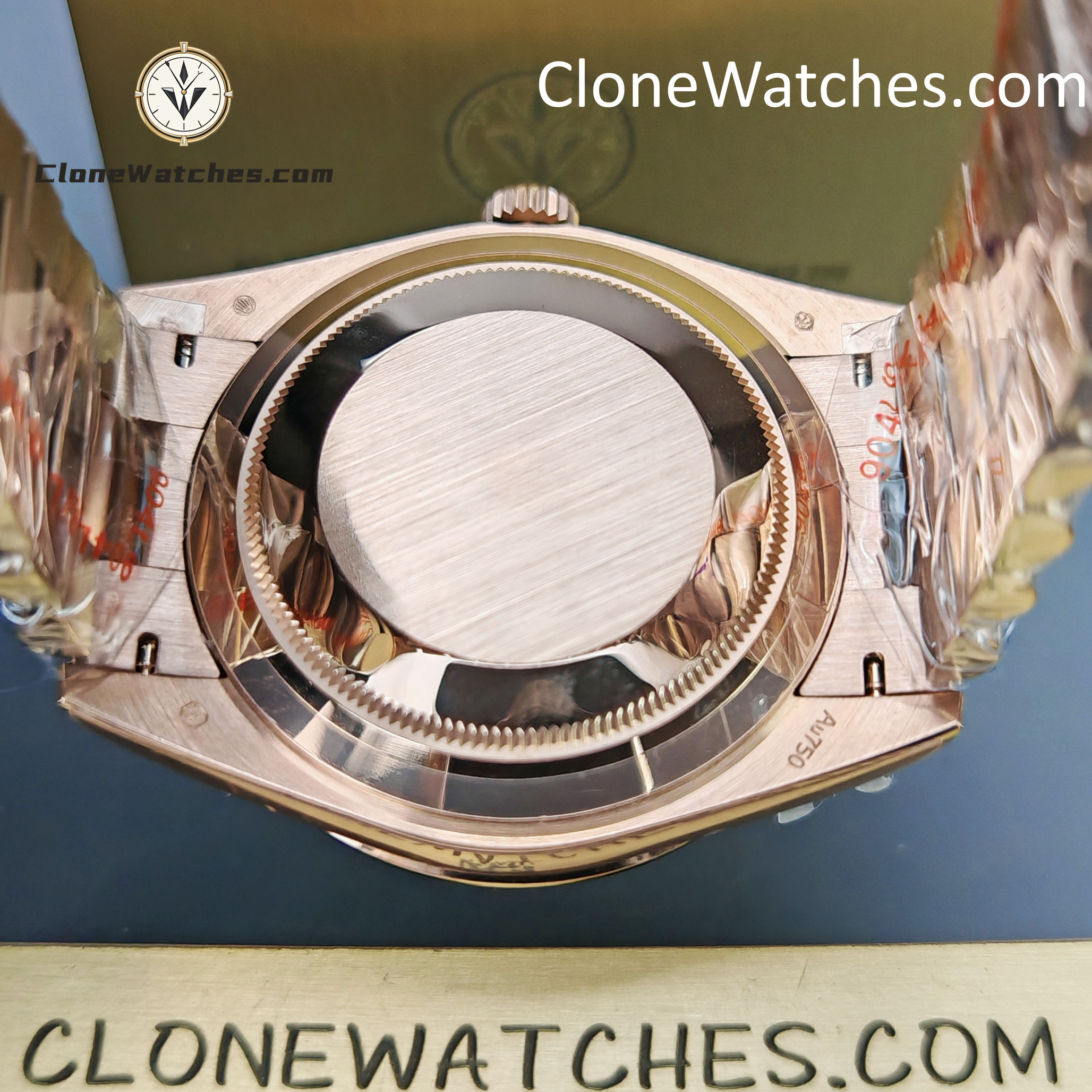 Rolex Super Clone Watches 1:1 Day Date Rose Gold Green Roman Dial 40mm m228345rbr-0011 3255 Movement