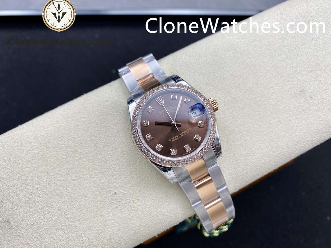 Rolex Super Clone Watches 1:1 DateJust m278381rbr-0027 Oyster 31MM 2236 Movement
