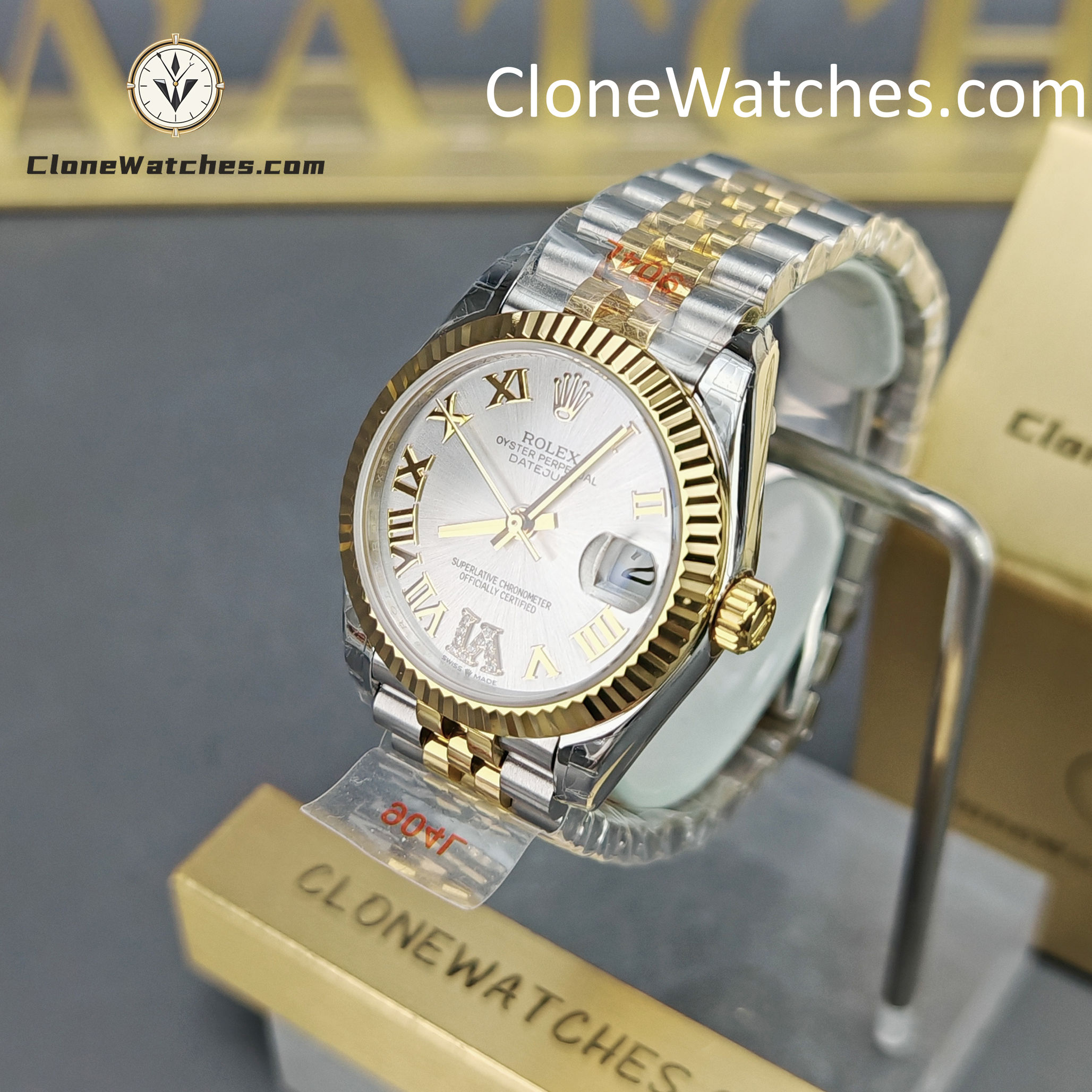Rolex Super Clone Watches 1:1 DateJust m278273-0004 Jubilee 31MM 2236 Movement