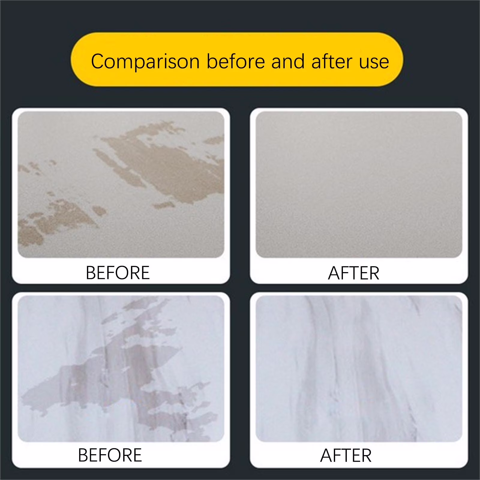 Skegnu Cleaning Equipment Stone Cleaning Powder, Kitchen Quartz Table Tile Cleaning Agent, Strong Detergent, Cleaning Agent Household Cleaner