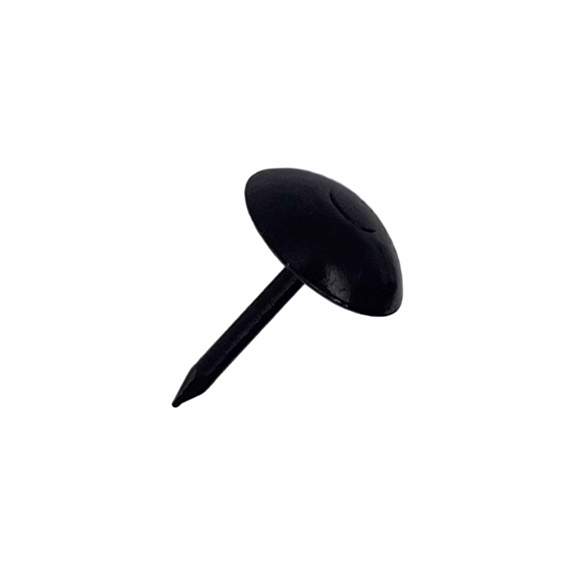 Fas-n-tite Upholstery Nails, Round Head, Steel, Bright Finish, Black, 25 pack