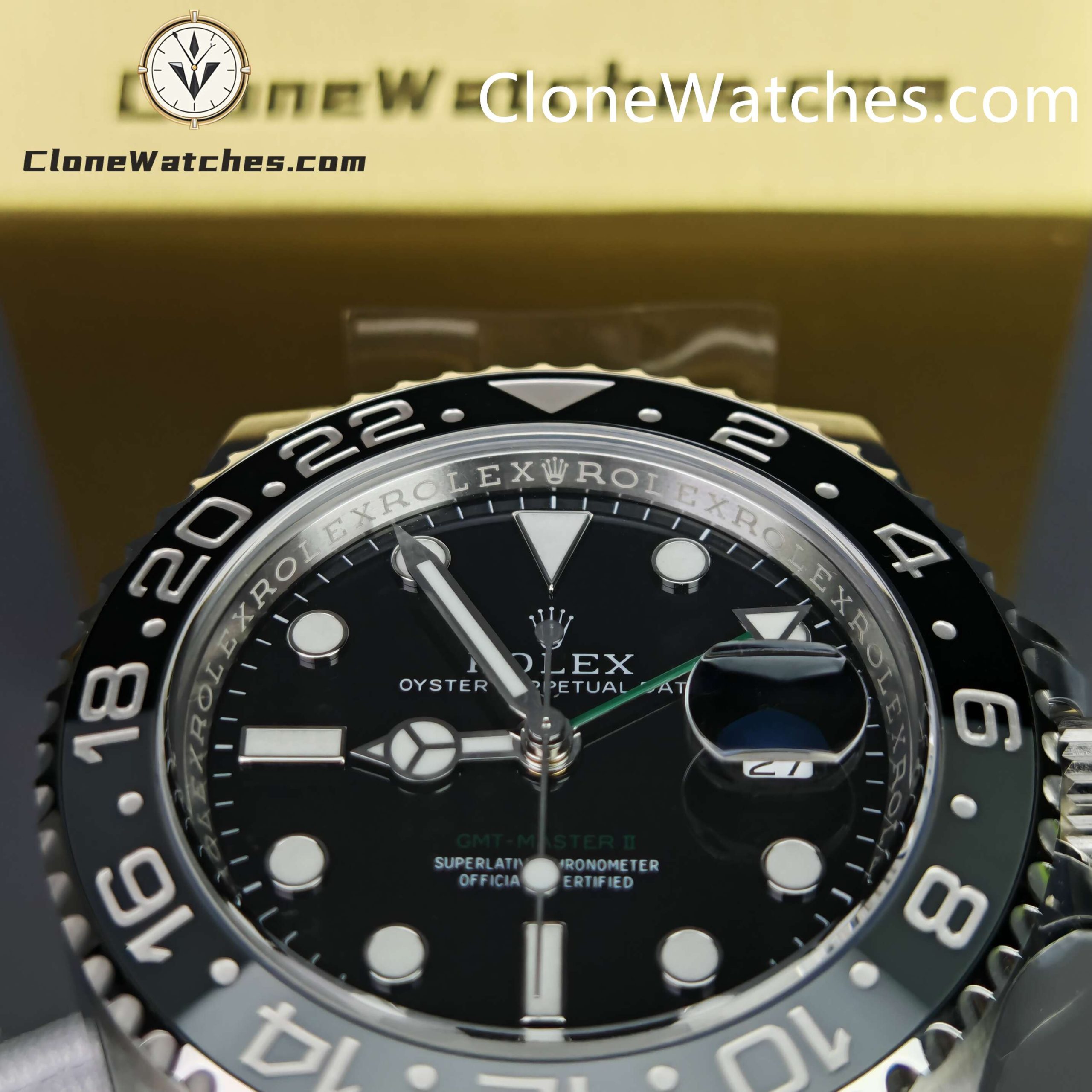 Rolex Super Clone Watches 1:1 Bruce Wayne GMT Master II M126710grnr Oyster 3285 Movement