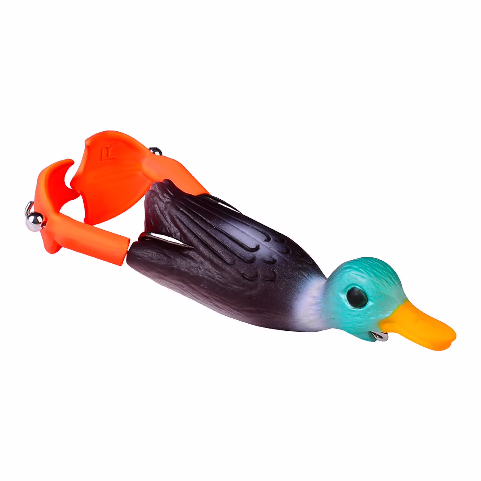 Loyerfyivos Soft Fishing Lures Propeller 3D Fishing Baits Duck Topwaters Swimming Lures Double Hook Duck Baits Artificial Baits