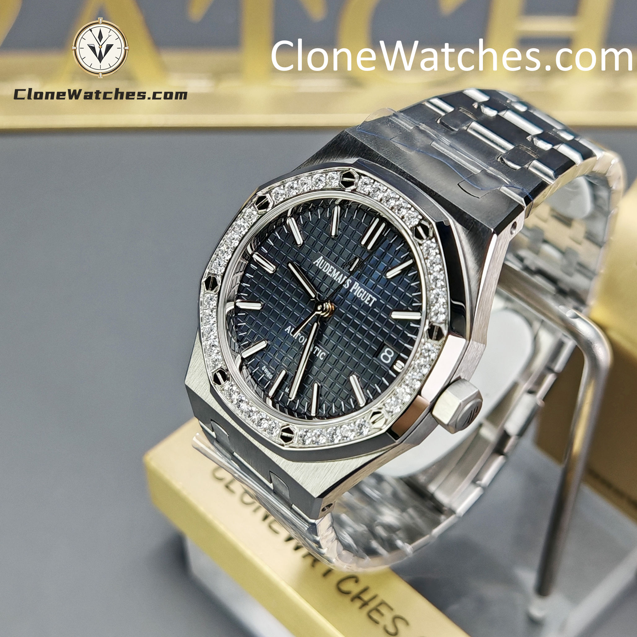 Audemars Piguet Super Clone Watches 1:1 Royal Oak 15451ST Blue Dial 37MM
