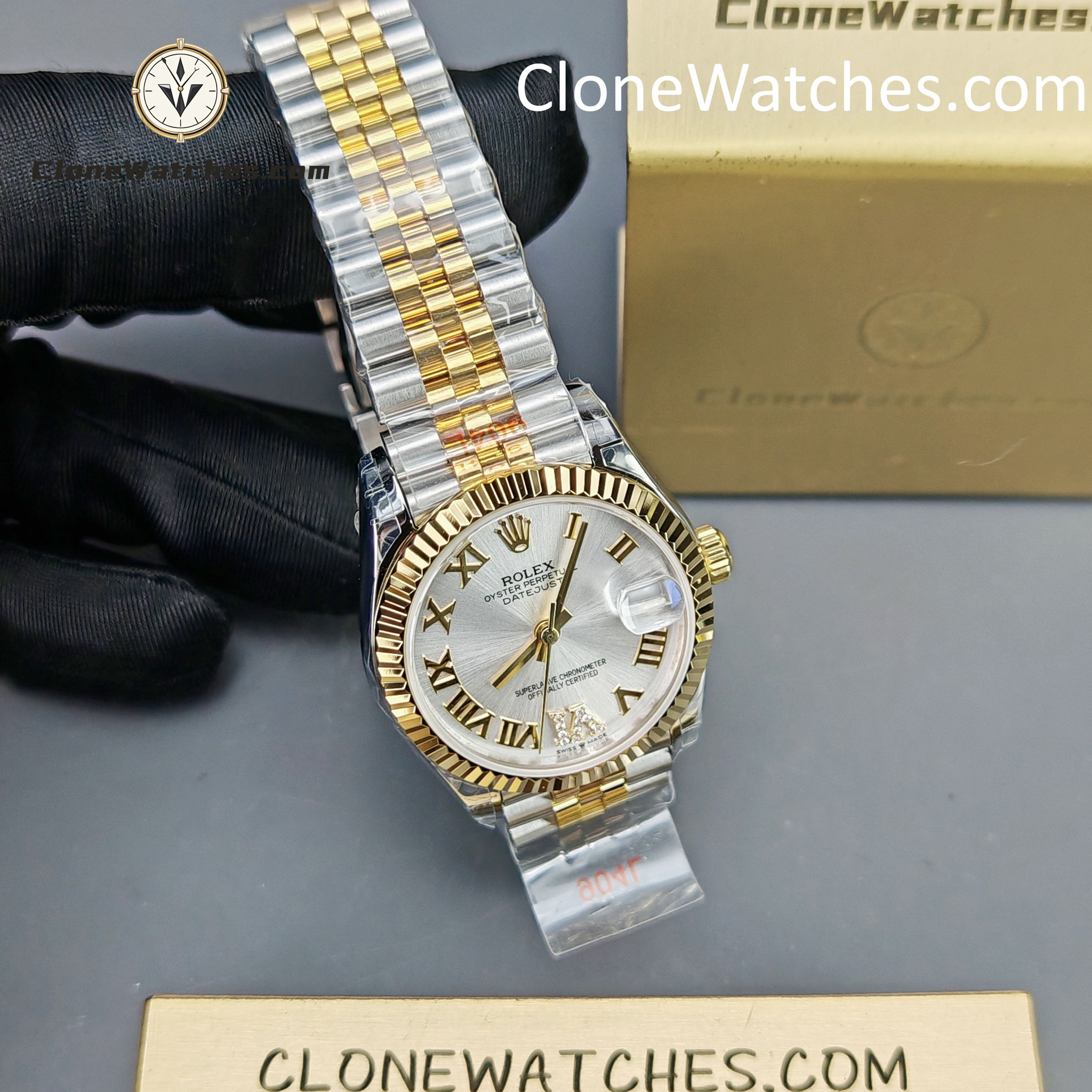 Rolex Super Clone Watches 1:1 DateJust m278273-0004 Jubilee 31MM 2236 Movement