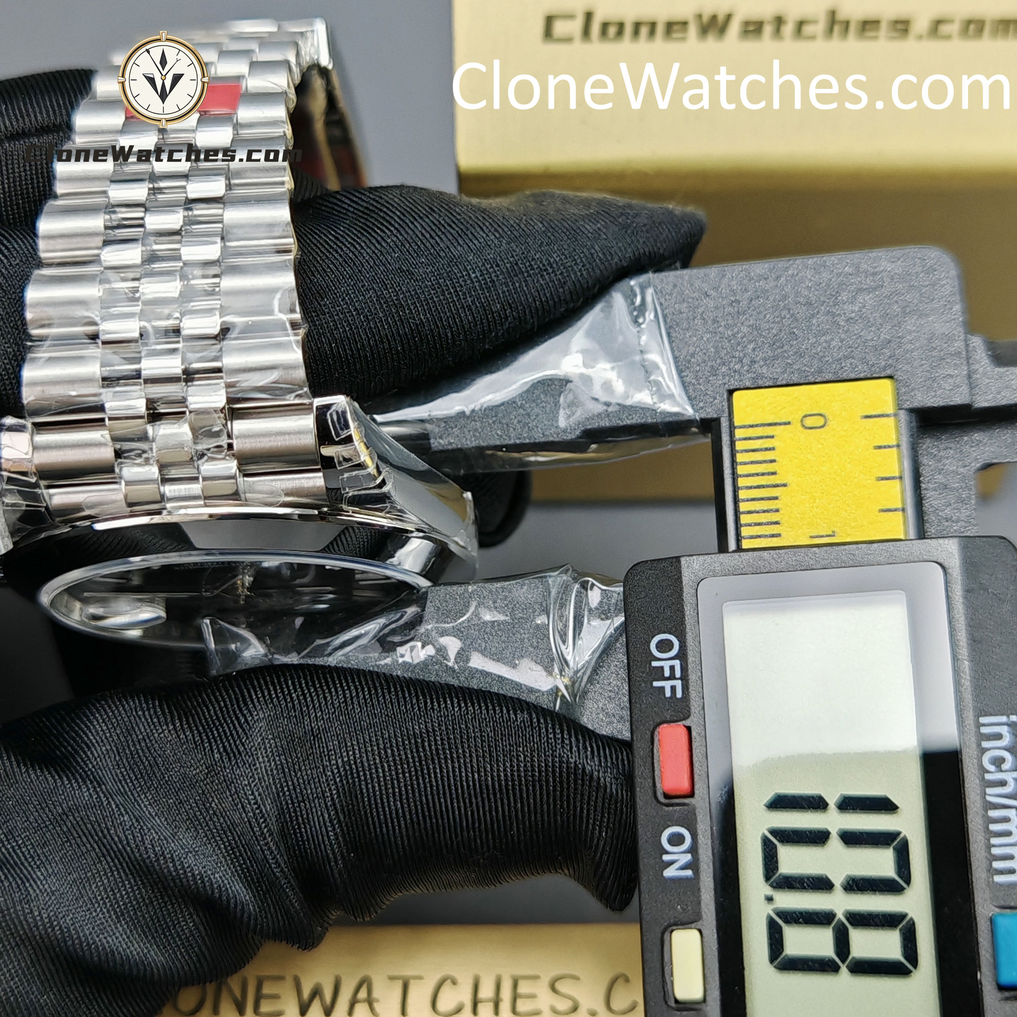 Rolex Super Clone Watches 1:1 DateJust Black Dial m126300-0012 Jubilee 41MM 3235 Movement