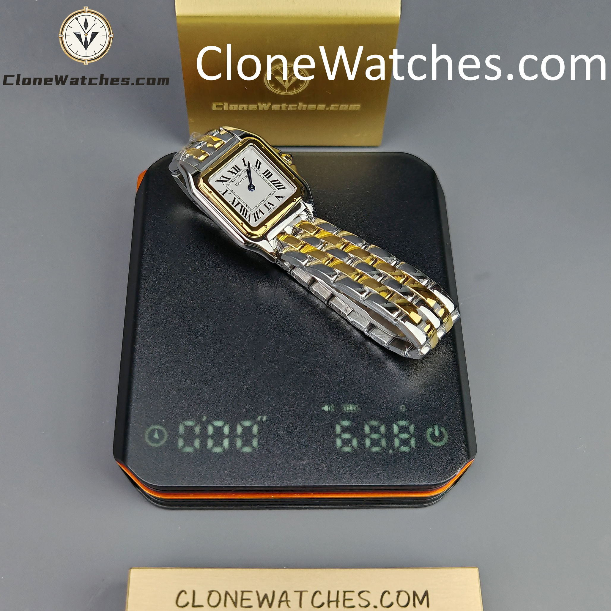 Cartier Super Clone Watches 1:1 PANTHÈRE DE CARTIER White Dial 27mm x37mm W2PN0007
