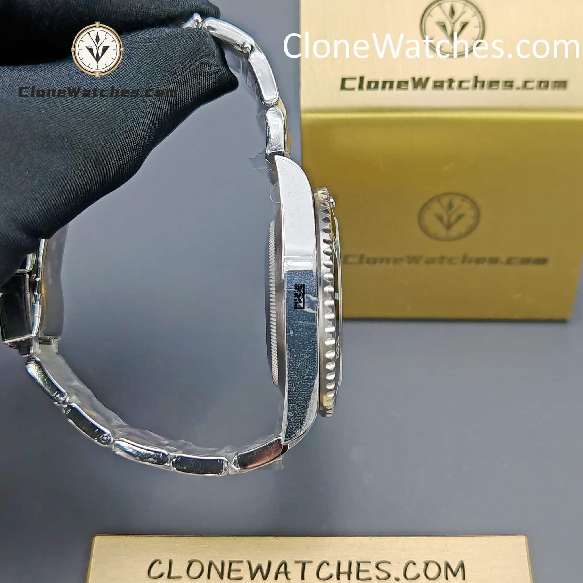 Rolex Super Clone Watches 1:1 Submariner Black Dial No Date 124060-0001 3230 Movement