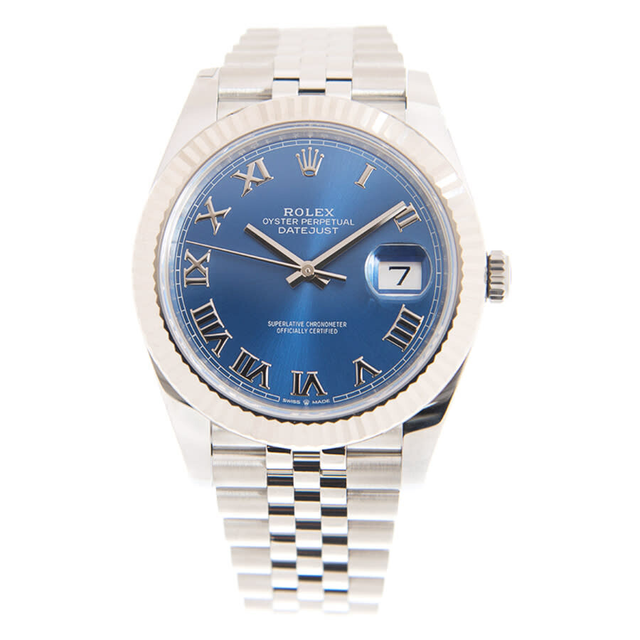 Rolex Oyster Perpetual Datejust Automatic Blue Dial Men s Watch 126334 BLRJ（Lifetime free warranty+90-days replacement service & Refund!.）