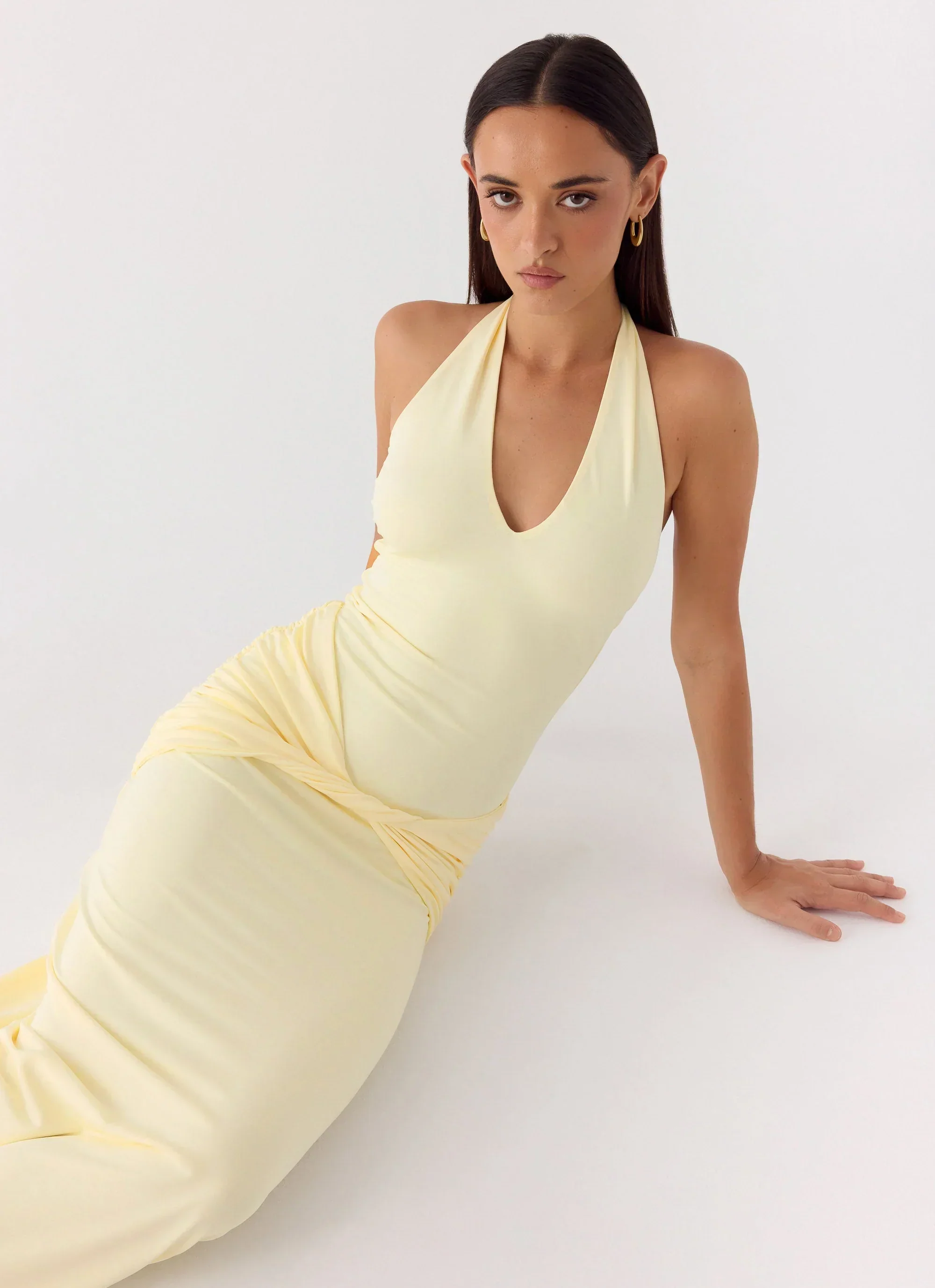 Maribelle Maxi Dress - Lemon