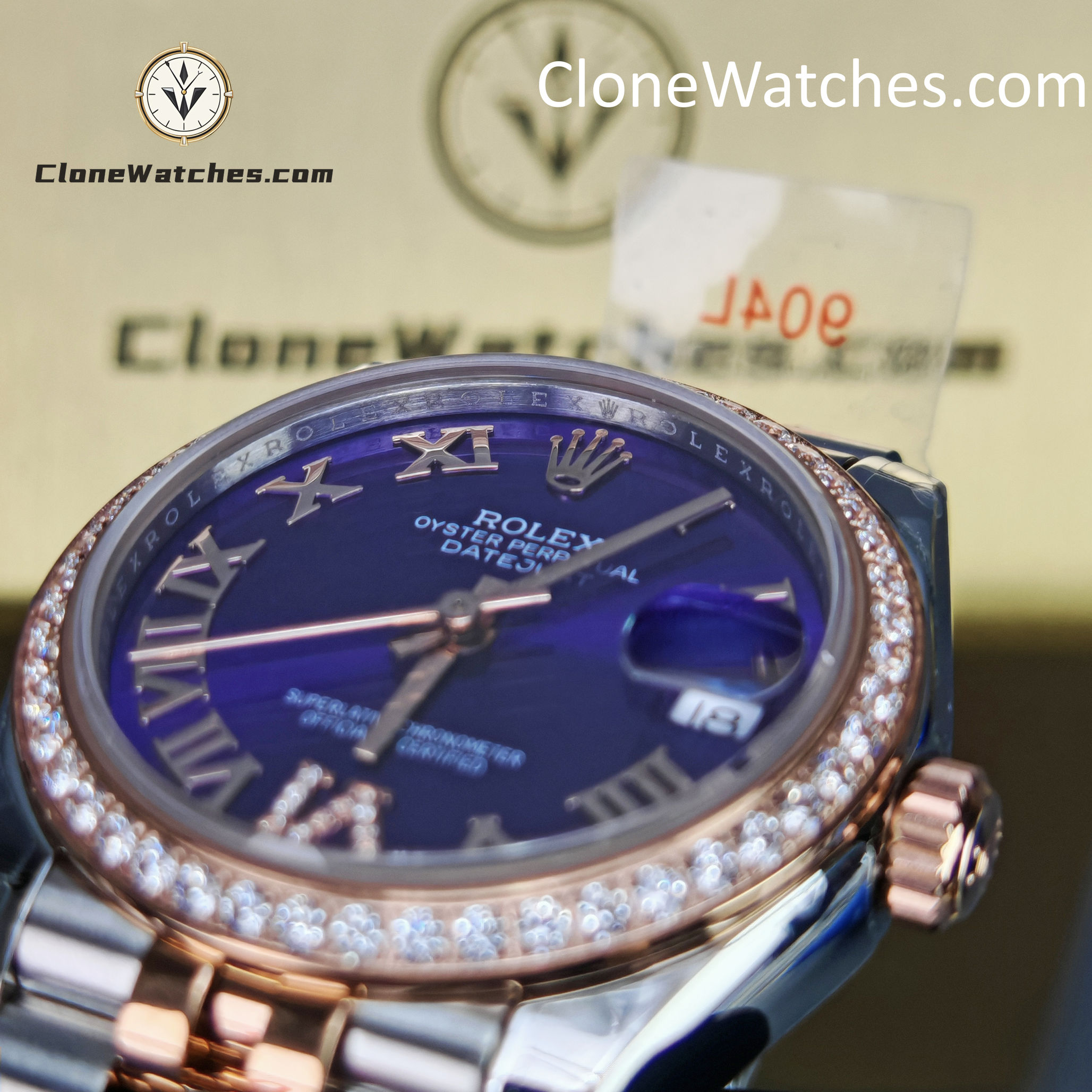 Rolex Super Clone Watches 1:1 DateJust m278381rbr-0020 Jubilee 31MM 2236 Movement