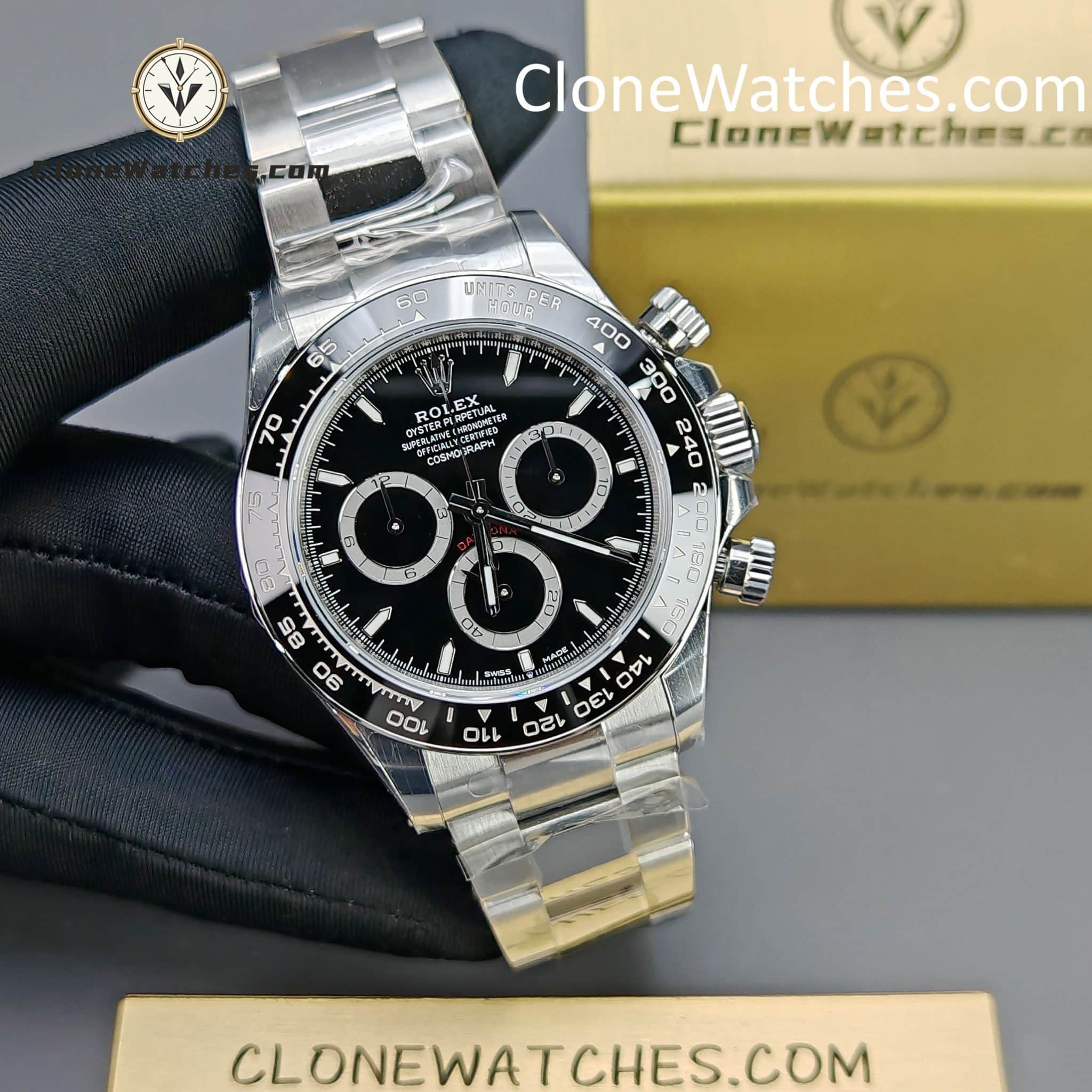 Rolex Super Clone Watches 1:1 Daytona M126500ln-0002 4131 Movement