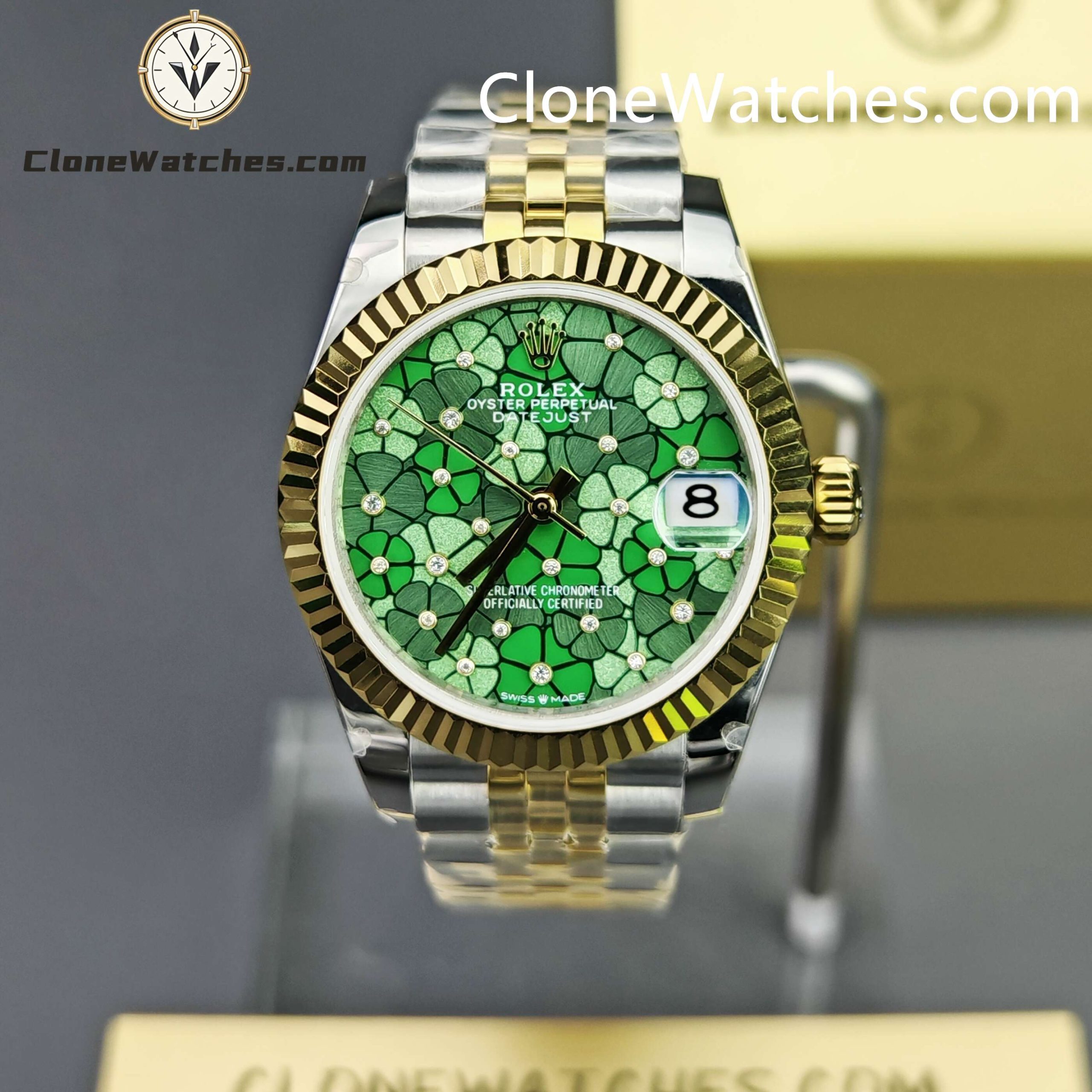 Rolex Super Clone Watches 1:1 DateJust m278273-0032 Jubilee 31MM 2236 Movement