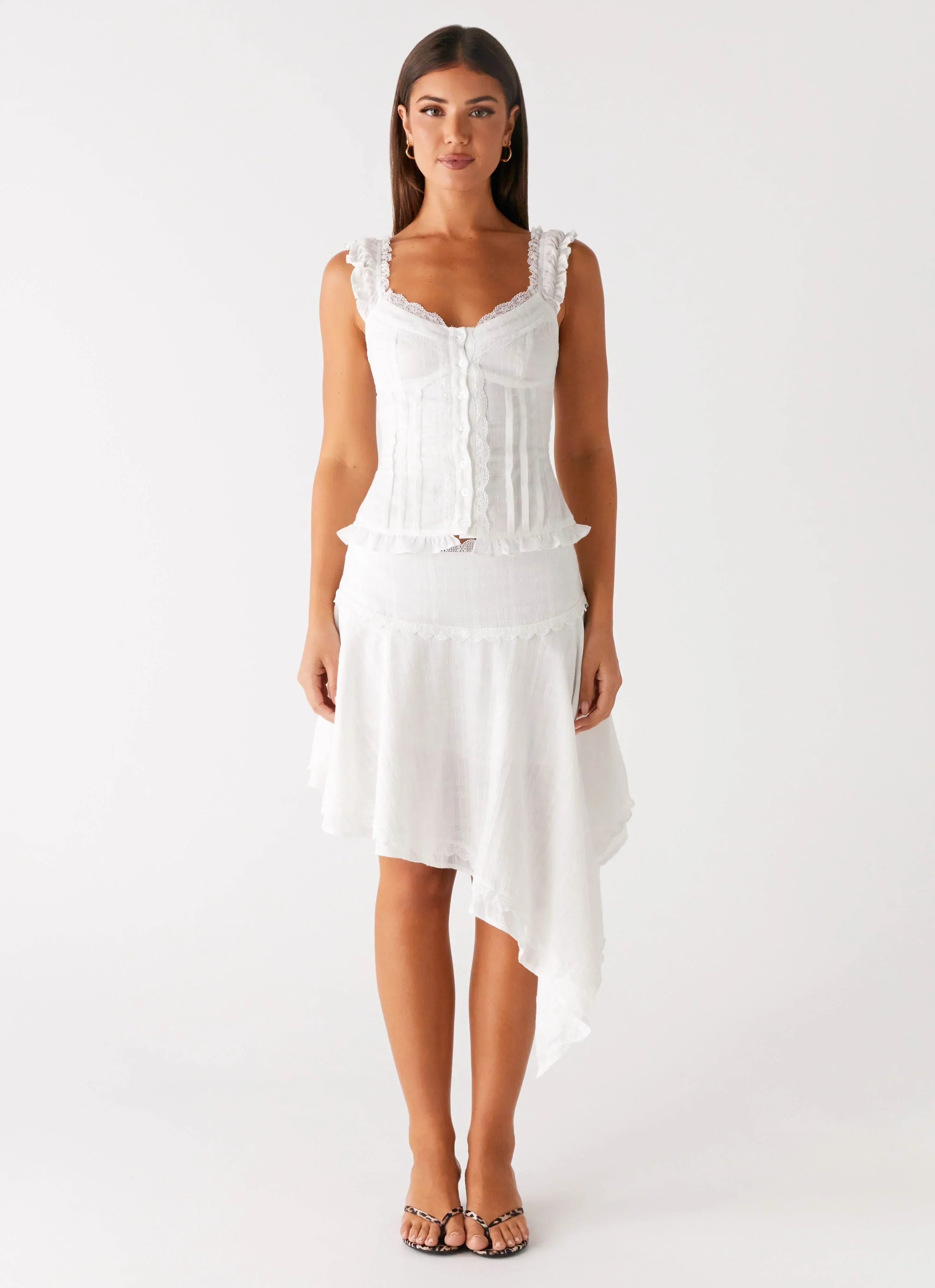 Clearwater Mist Top - White