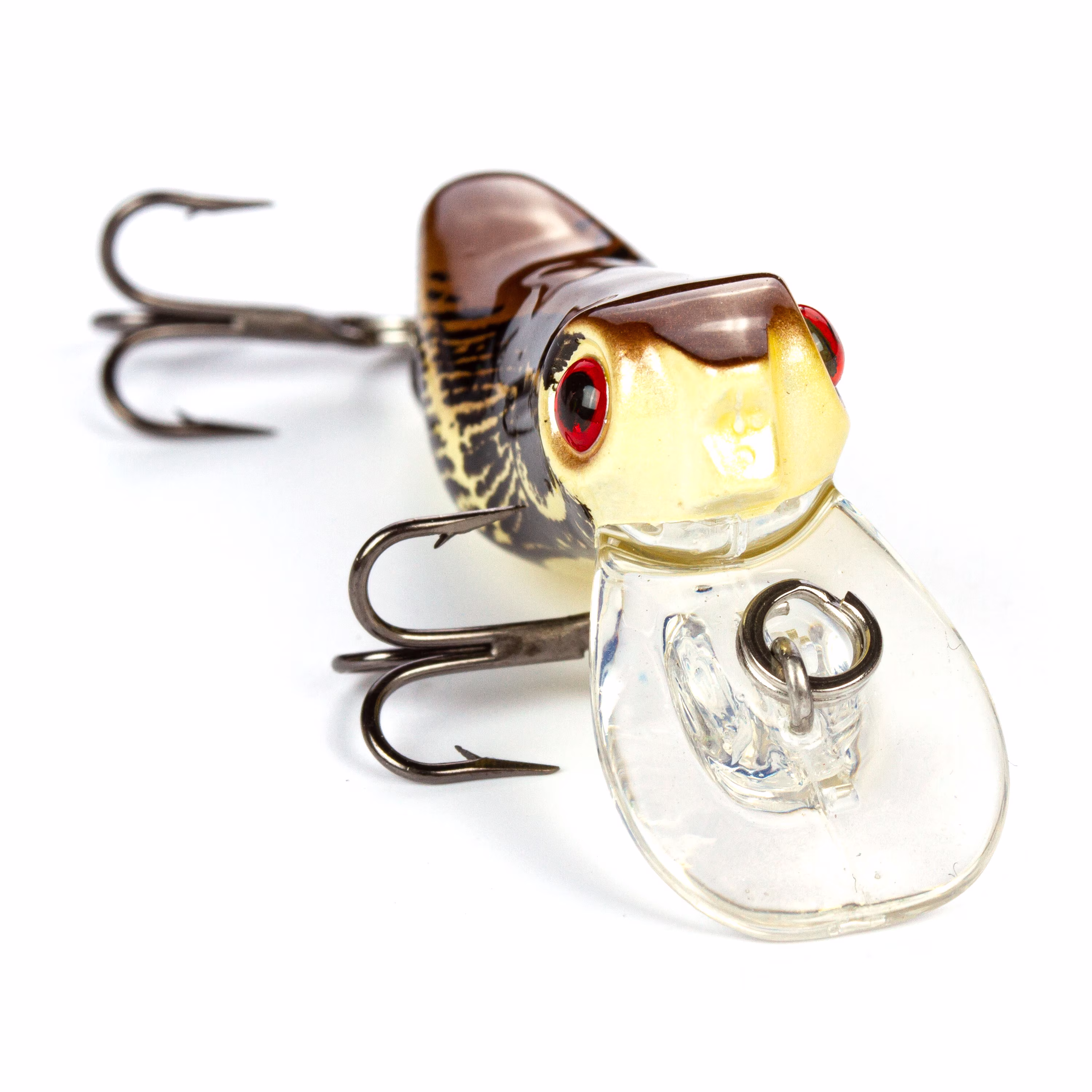 Ozark Trail Mini Hopper Crankbait, Autumn, 1/9 oz, Freshwater Fishing Lure