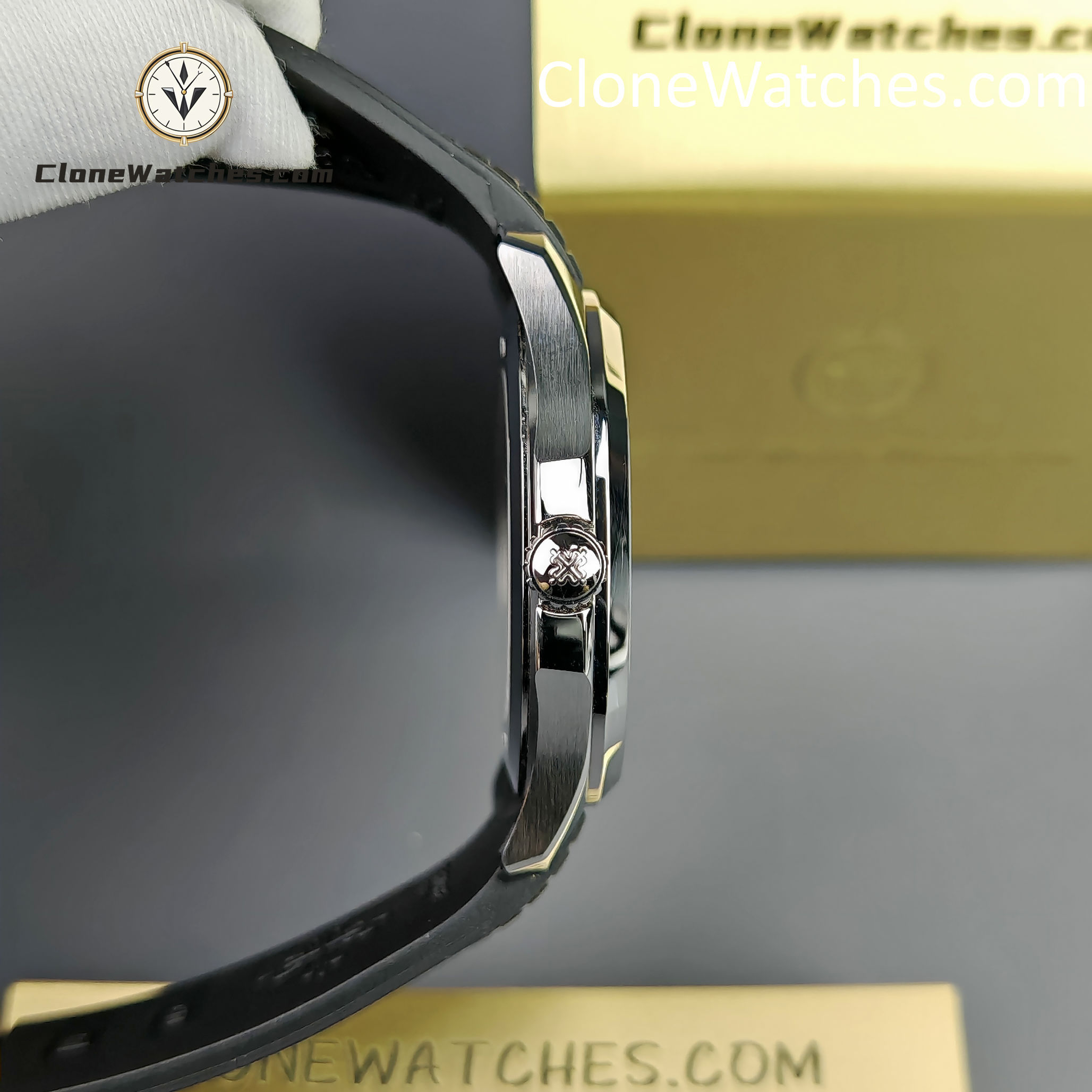 Patek Philippe Super Clone Watches 1:1 Aquanaut 5167 Black Dial 40mm