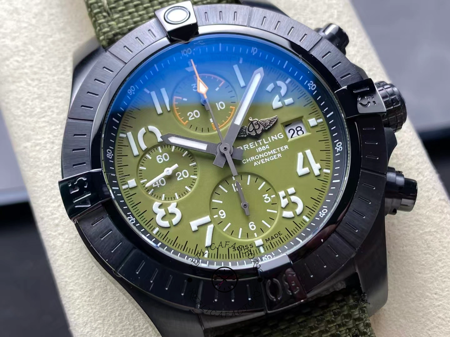 Breitling Avenger Chronograph 45MM Night Mission V13317101L1X1 1:1 Clone Green Dial