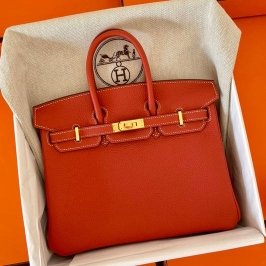 Hermes Birkin 25 Rouge de Coeur Togo Gold Hardware