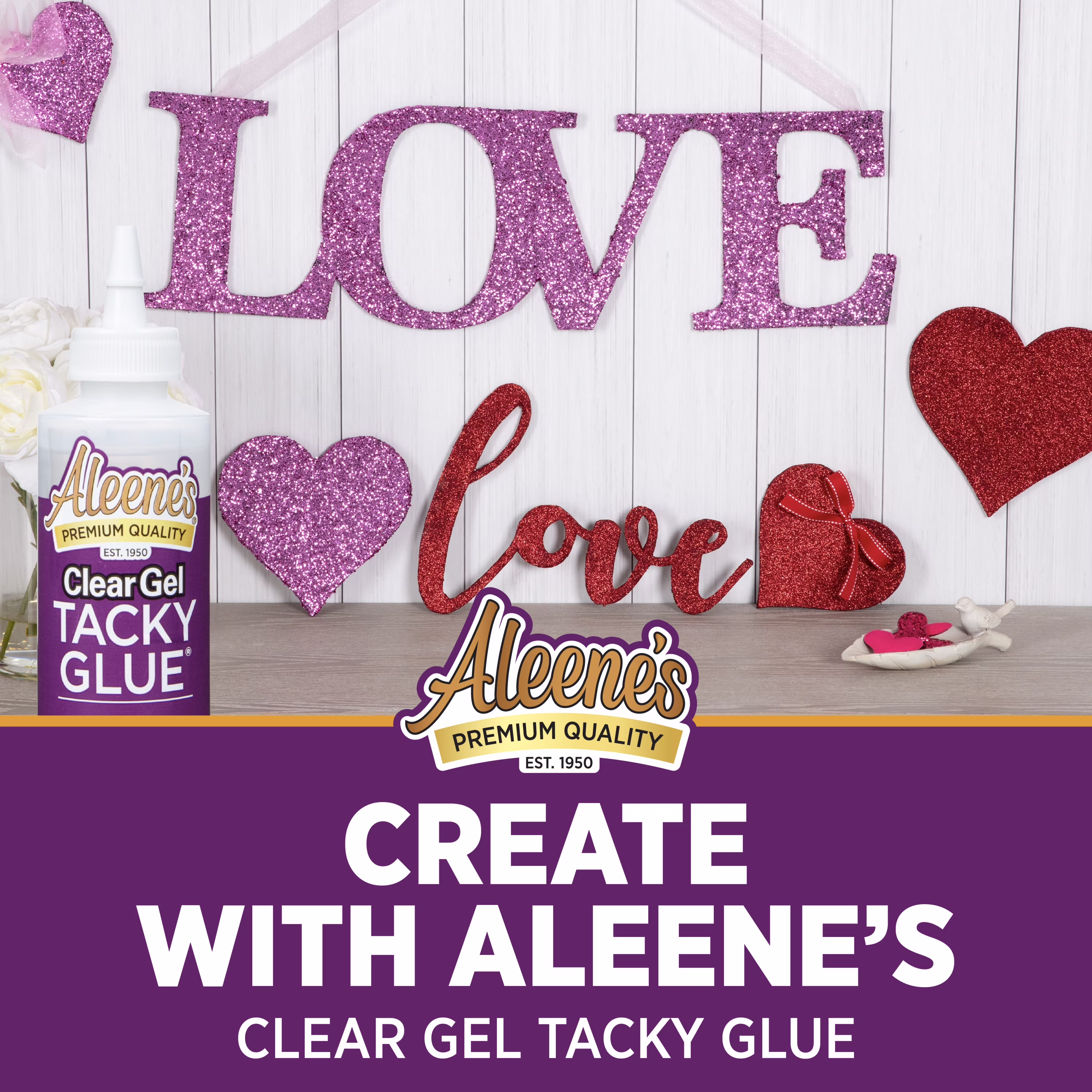 (6 pack) Aleene's Clear Gel Tacky Glue 4 fl oz, Dries Clear, Premium All-Purpose Adhesive
