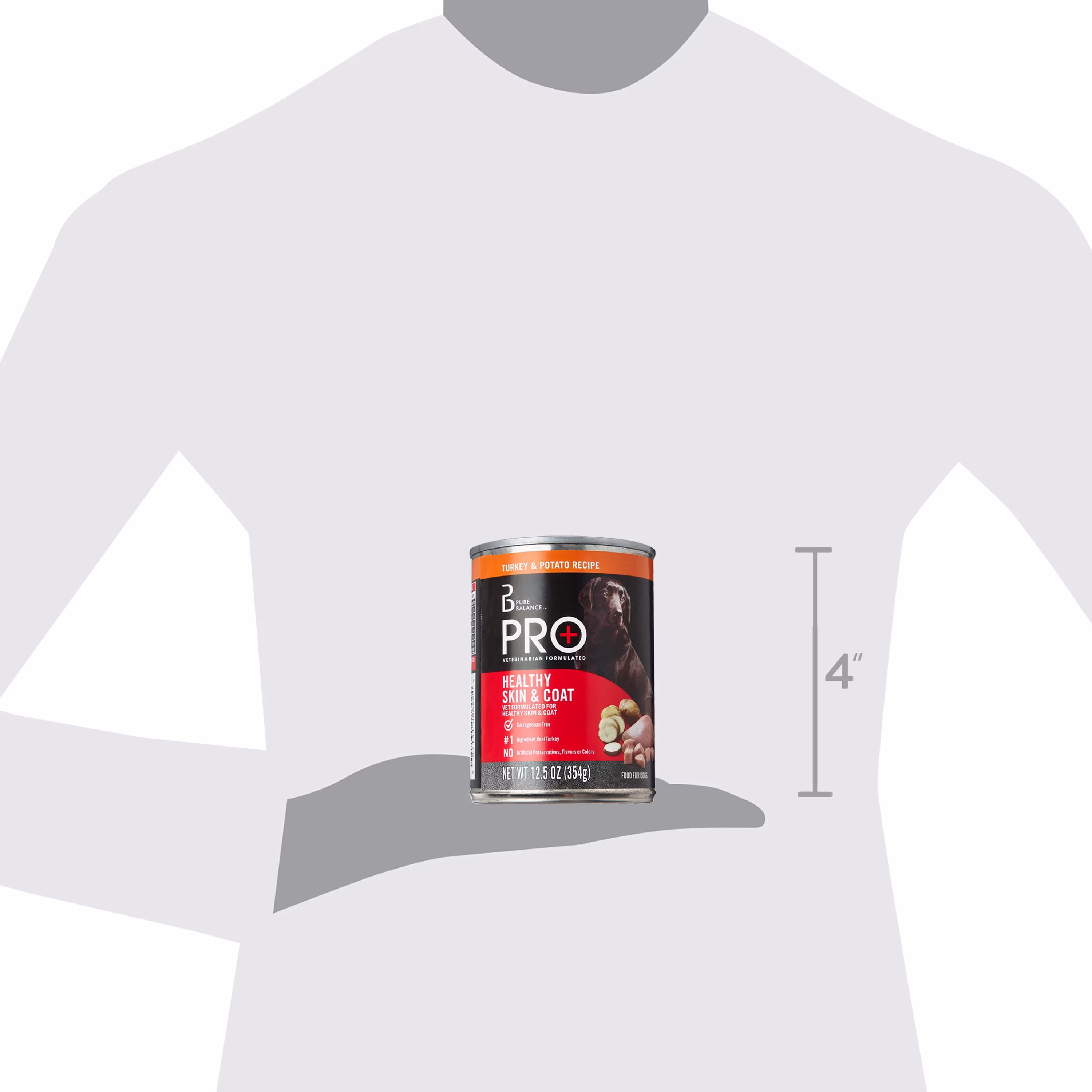 Pure Balance Pro+ Turkey & Potato Recipe Wet Dog Food, 12.5 oz Can