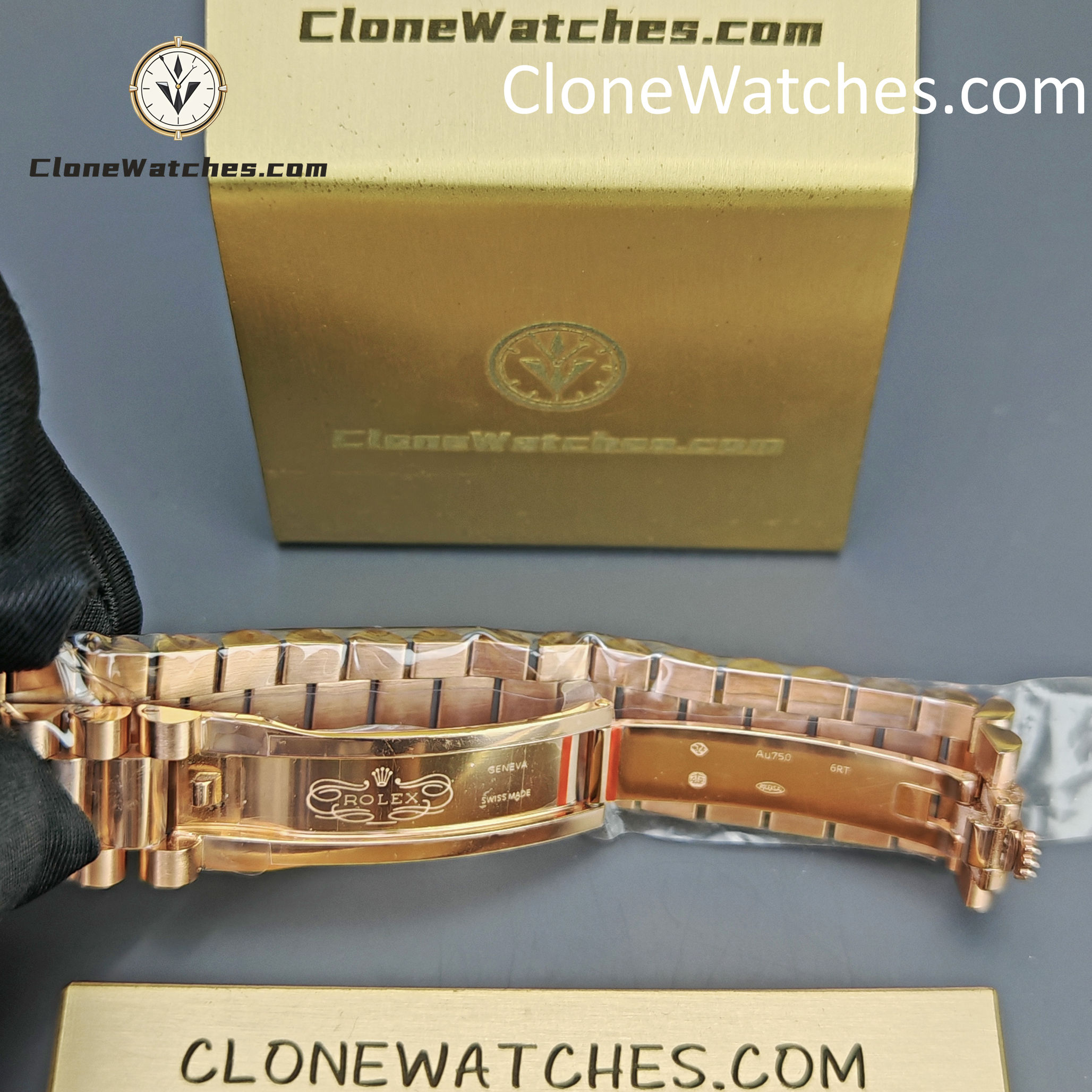 Rolex Super Clone Watches 1:1 Day Date Rose Gold Turquoise Dial 36mm m128235-0085 3255 Movement
