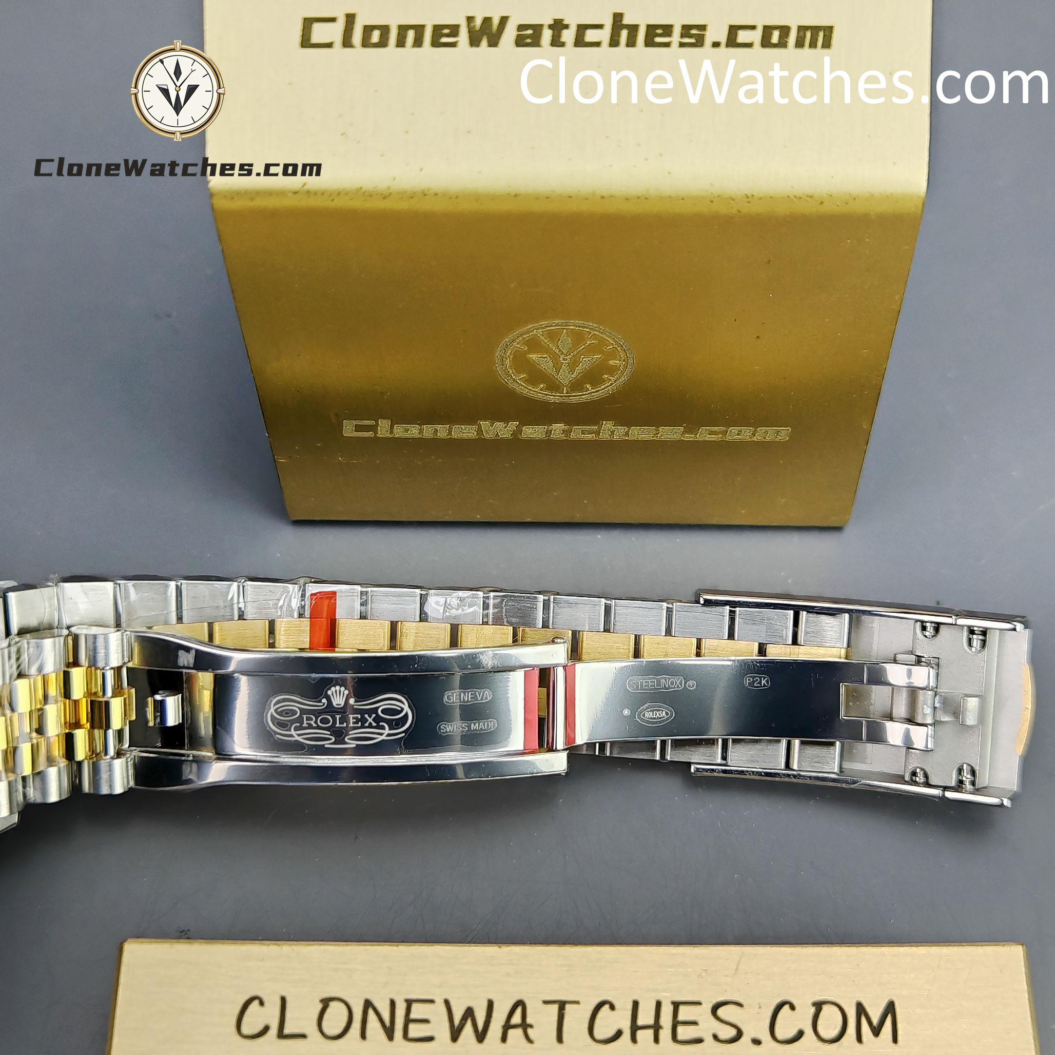 Rolex Super Clone Watches 1:1 DateJust Gold Dial m126233-0015 Jubilee 36MM 3235 Movement