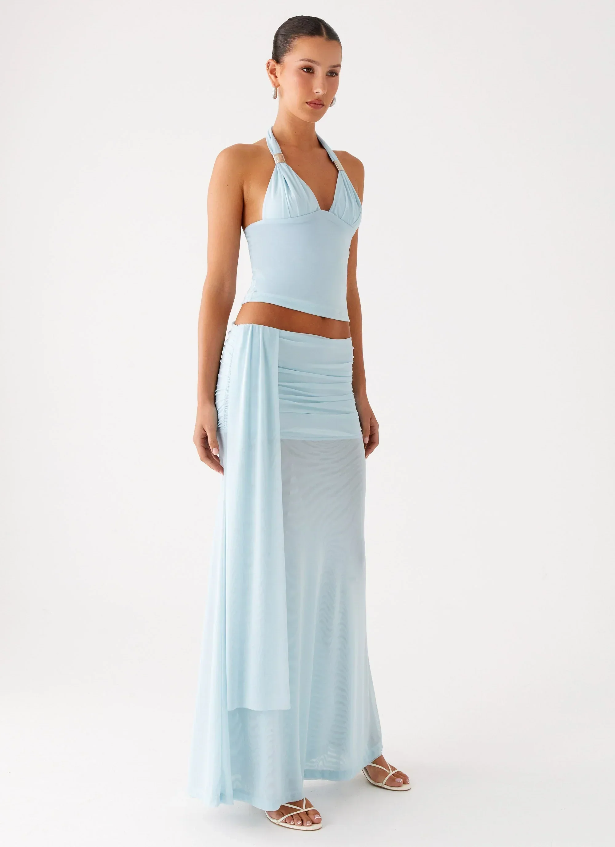 Blaze Maxi Skirt - Blue