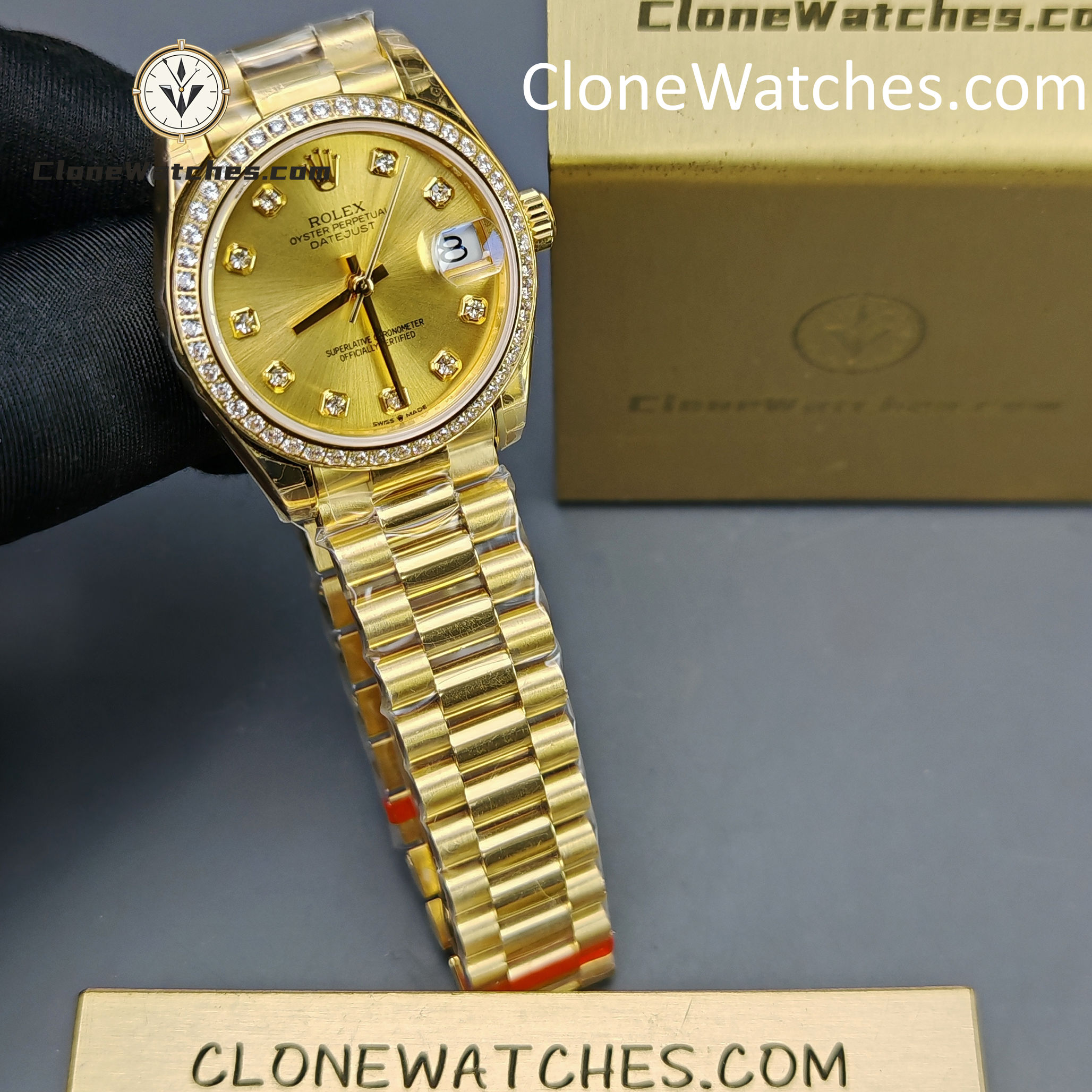 Rolex Super Clone Watches 1:1 DateJust m278288rbr-0005 President 31MM 2236 Movement