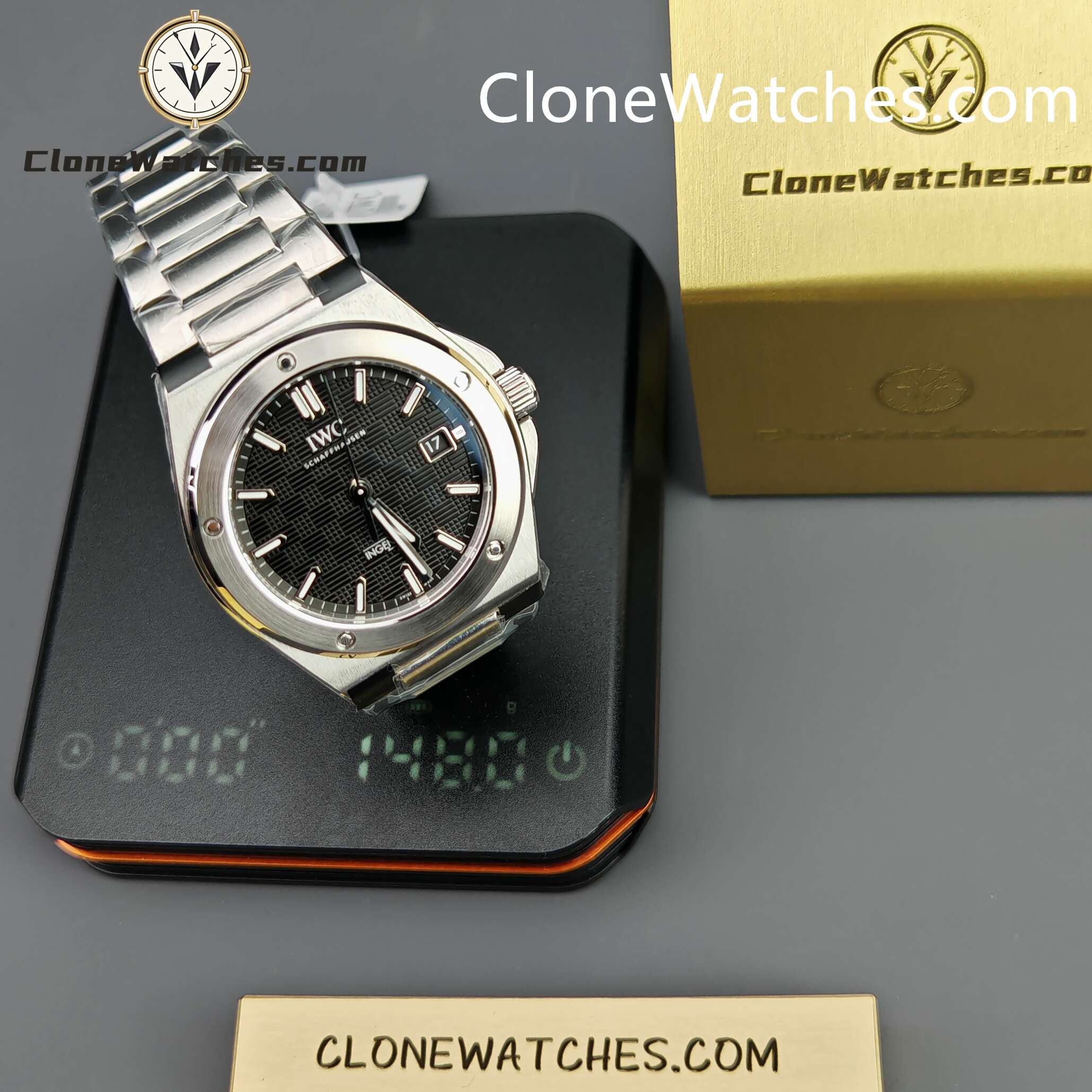 IWC Super Clone Watches 1:1 IW328901 Ingenieur Automatic 40 Black Dial