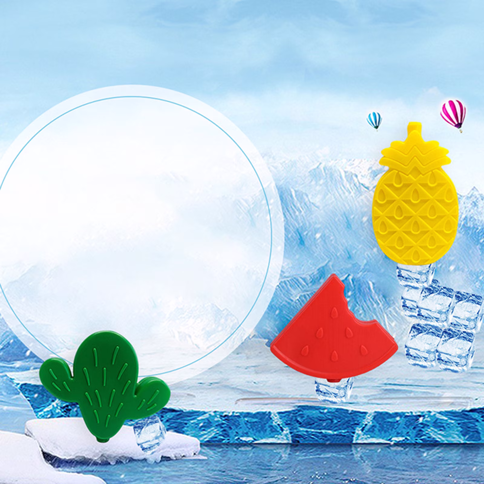 Reusable Ice Pack For Coolers, Flexible Freezable Structure, Long Lasting Cooling Effect, Thermal Accessory For Hiking, Picnic And Outdoor Trips