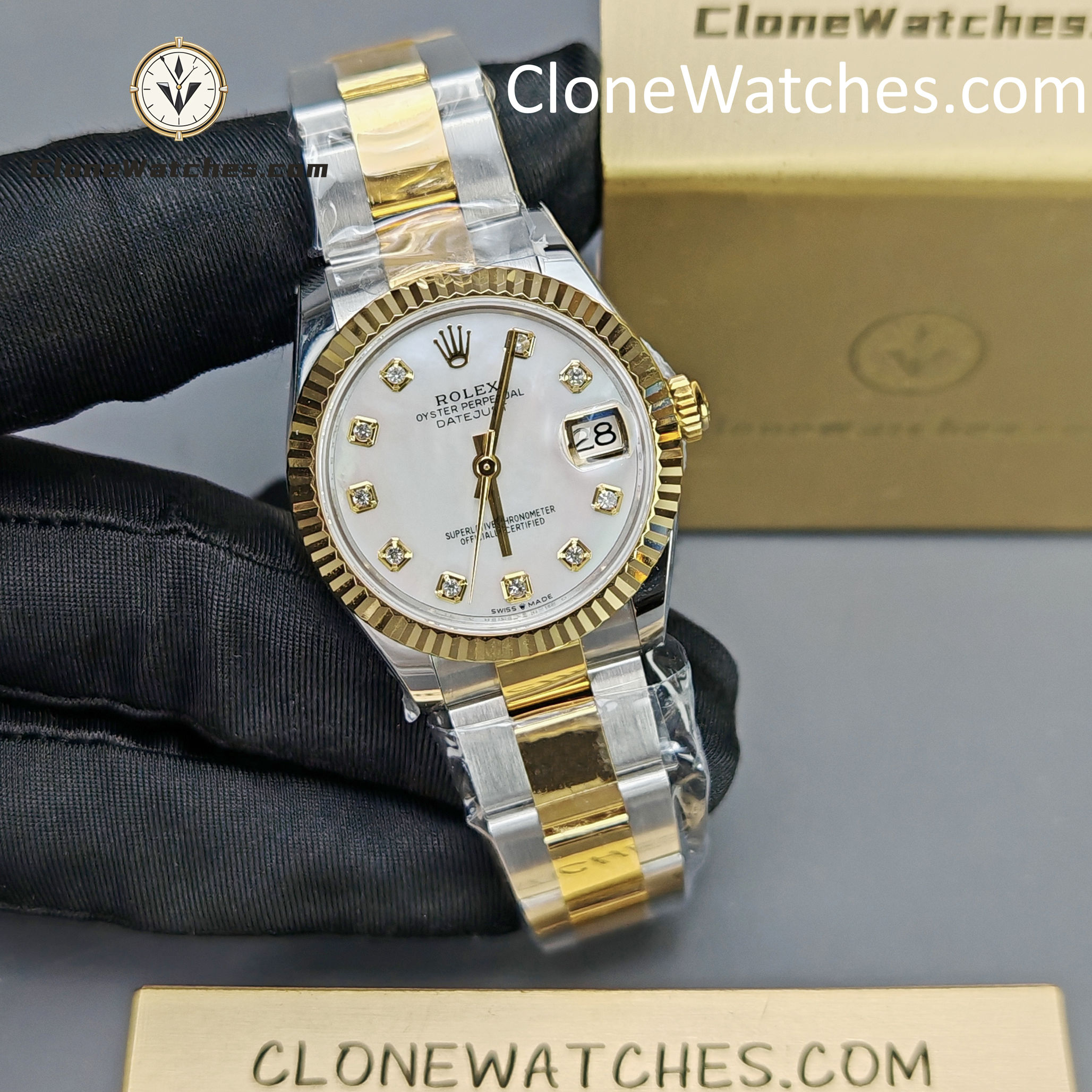 Rolex Super Clone Watches 1:1 DateJust m278273-0027 Oyster 31MM 2236 Movement