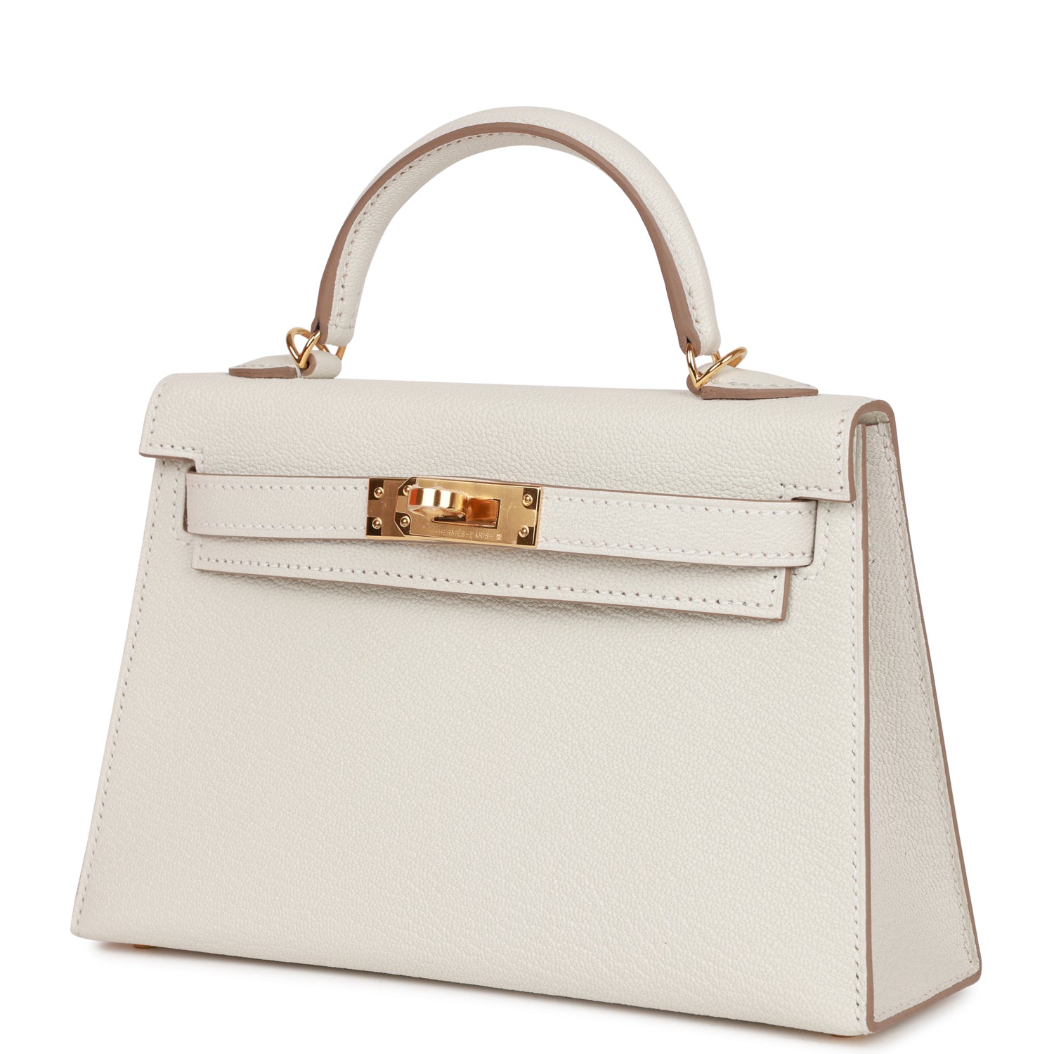Hermes Kelly Sellier 20 Mushroom Chvre Gold Hardware