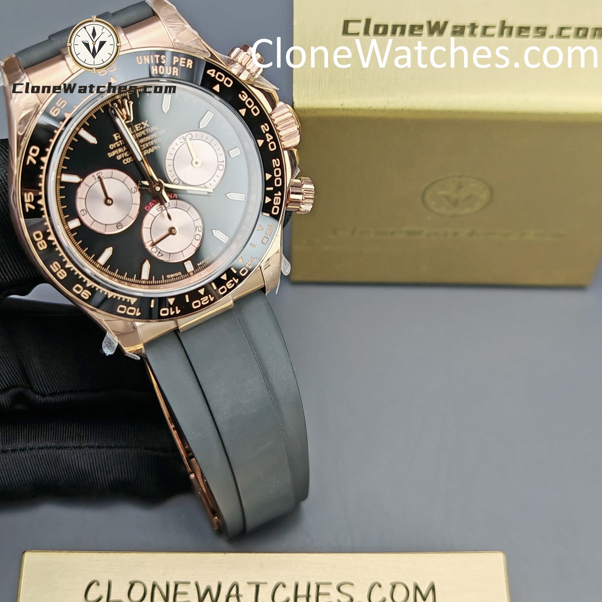 Rolex Super Clone Watches 1:1 Daytona Rose Gold M126515ln-0002 4131 Movement